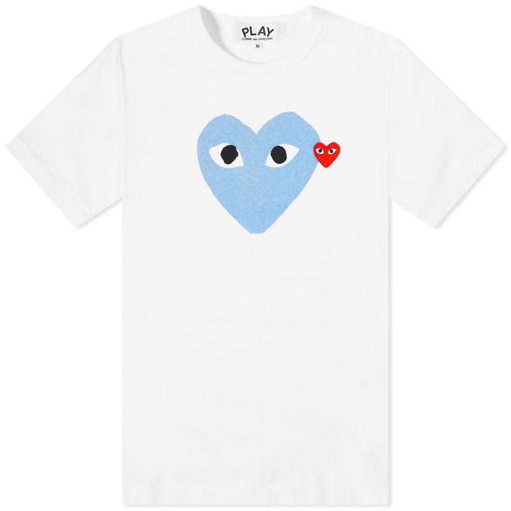 Comme des Garçons Play Red Heart Colour Heart T-Shirt by COMME DES GARCONS