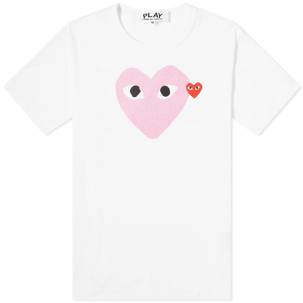 Comme des Garçons Play Red Heart Colour Heart T-Shirt by COMME DES GARCONS