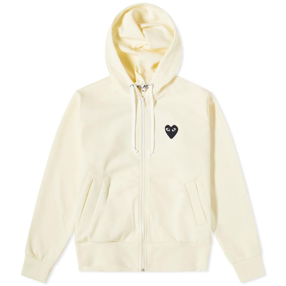 Comme des Garcons Play Women's Black Heart Full Zip Backprin by COMME DES GARCONS
