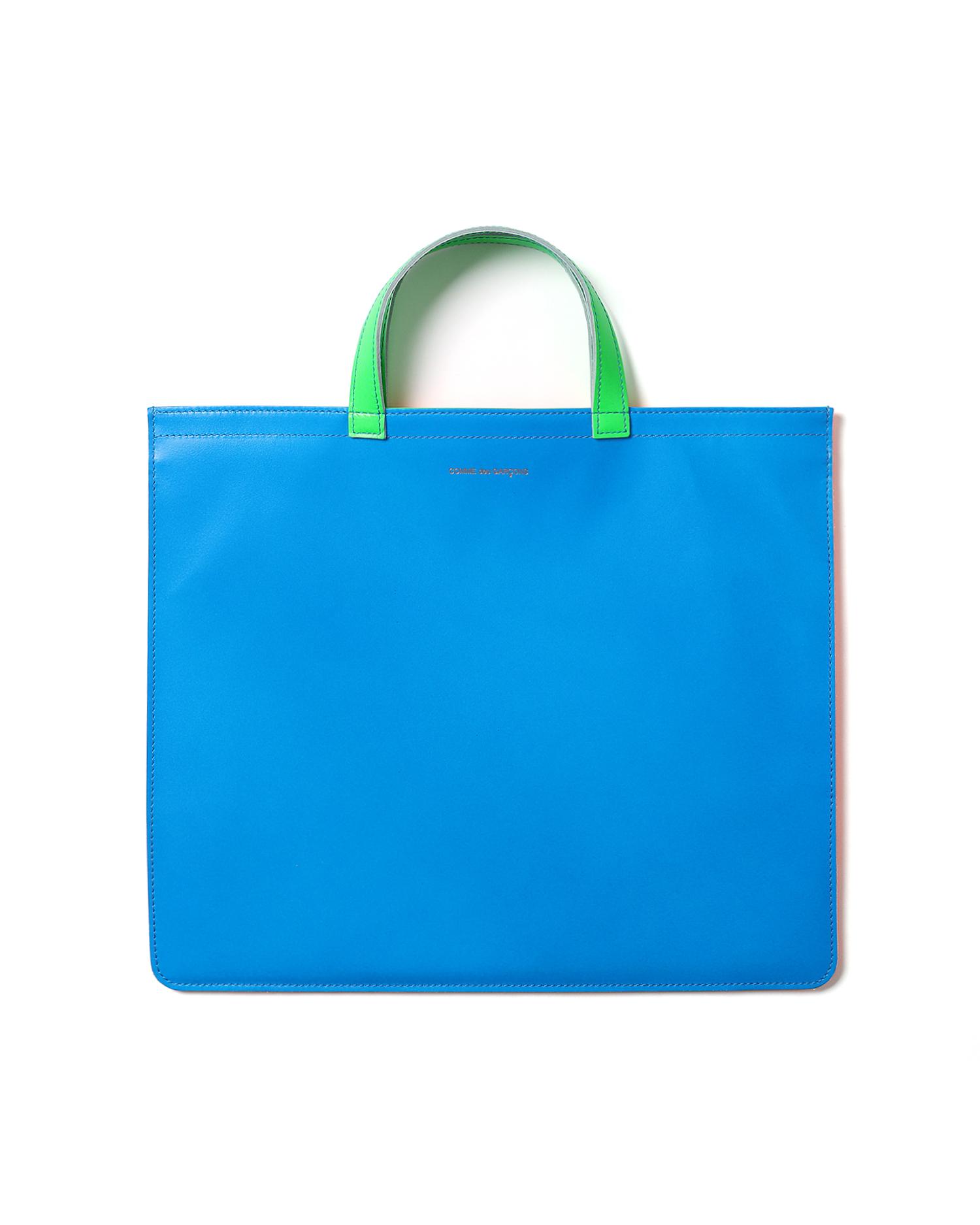 Contrast top handle bag by COMME DES GARCONS