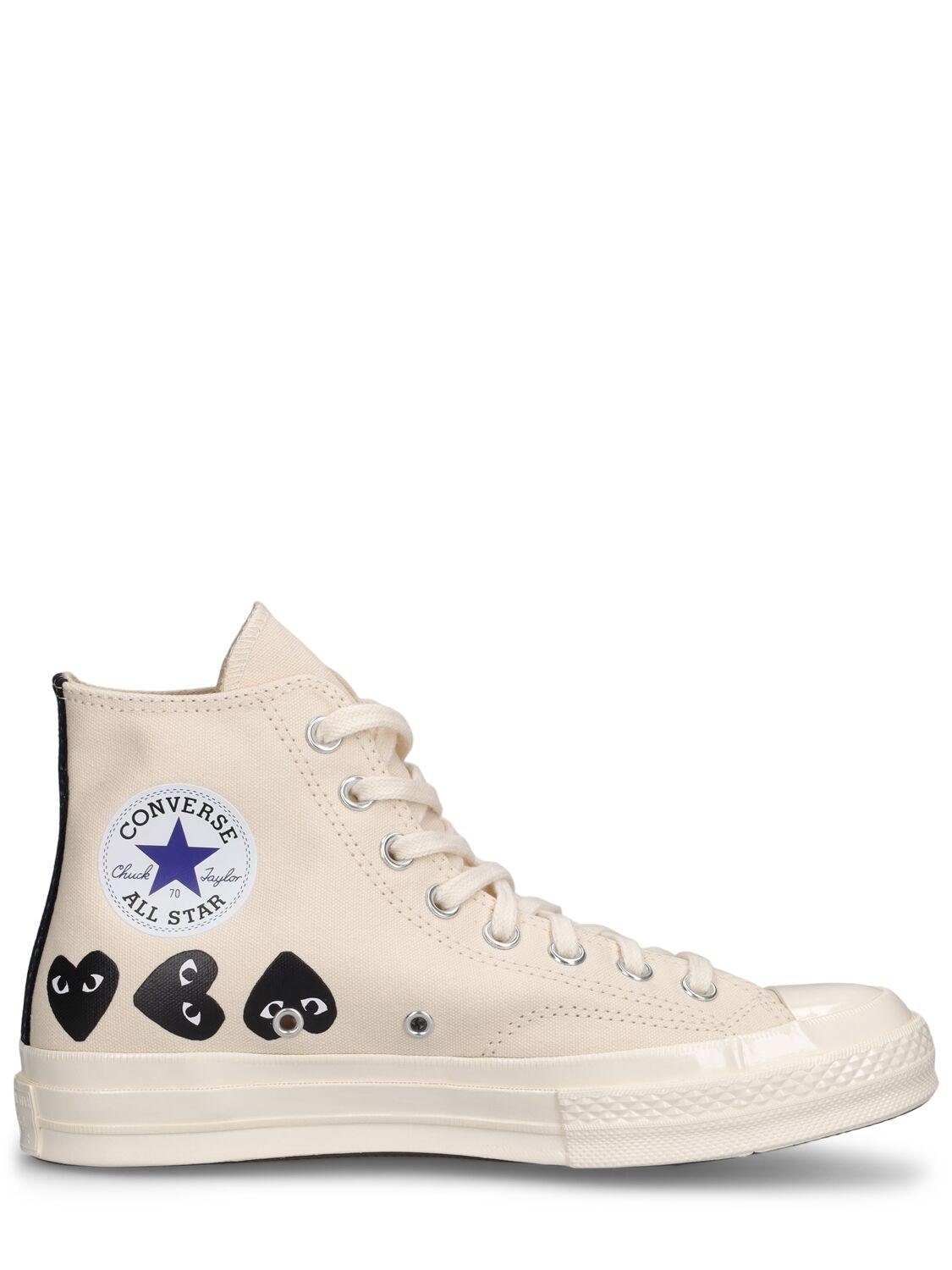Converse Canvas High Top Sneakers by COMME DES GARCONS