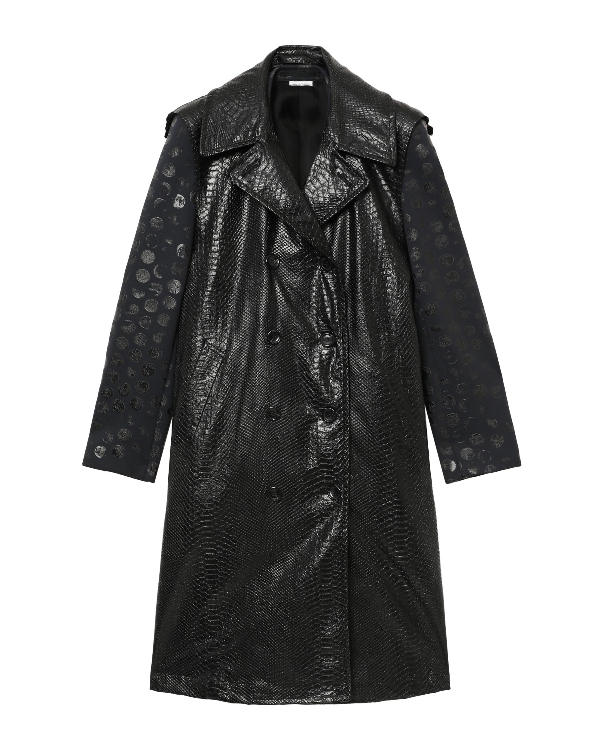 Croc effect faux leather coat by COMME DES GARCONS