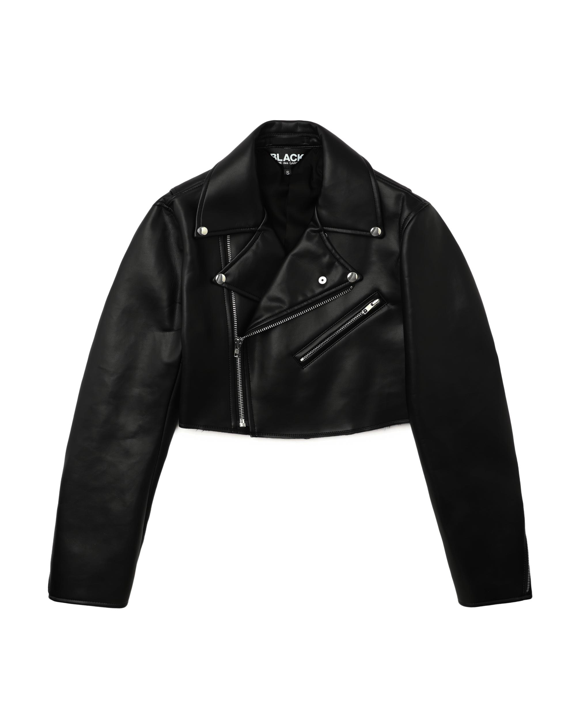 Cropped biker jacket by COMME DES GARCONS