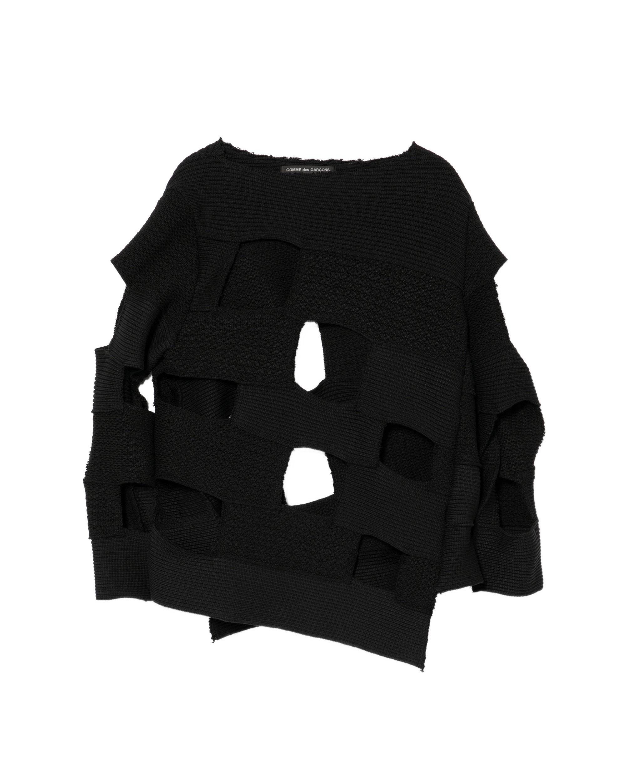 Cut-out sweater by COMME DES GARCONS