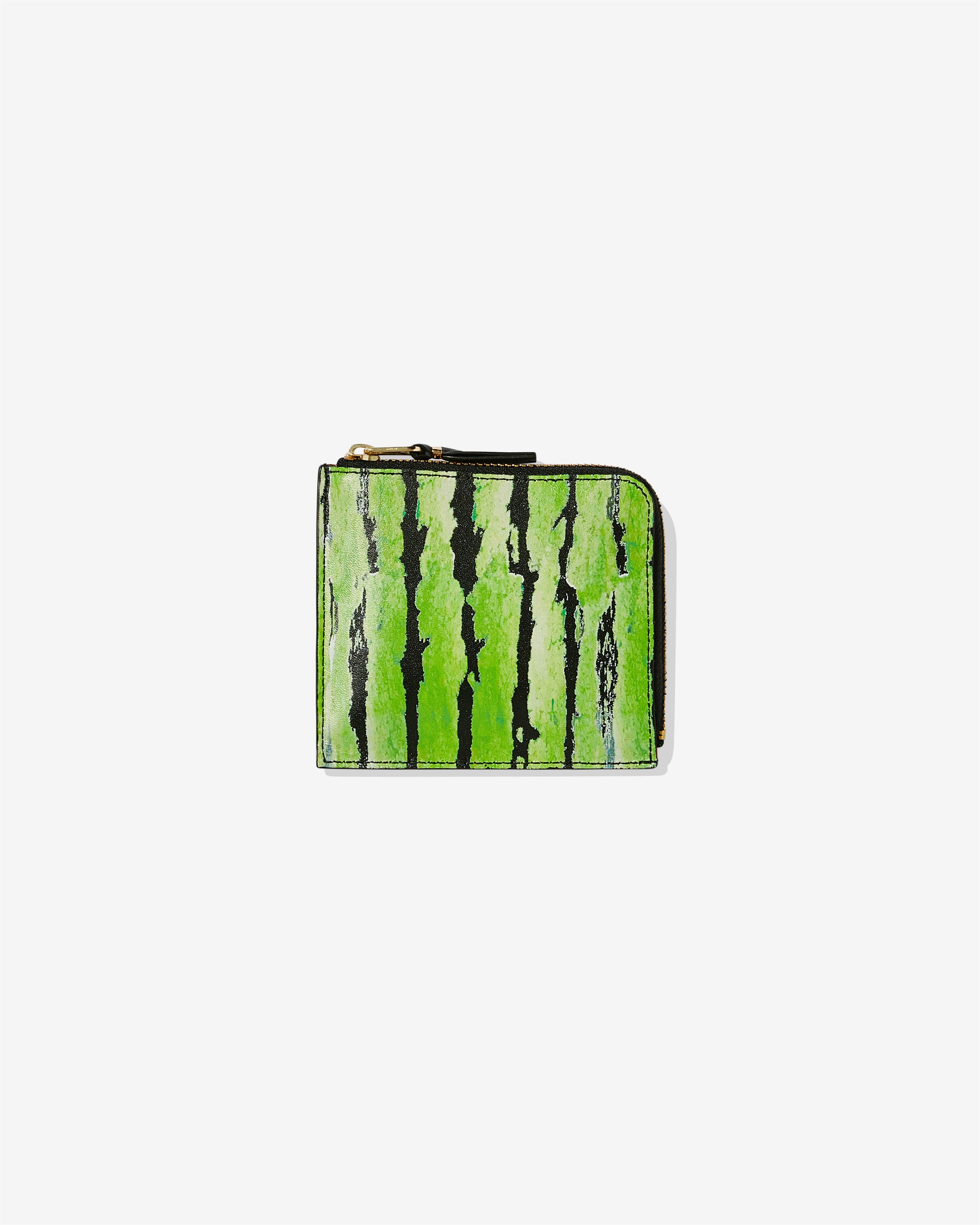 Denim Tears - CDG Watermelon Zip Around Wallet - (Green) SA3100 by COMME DES GARCONS