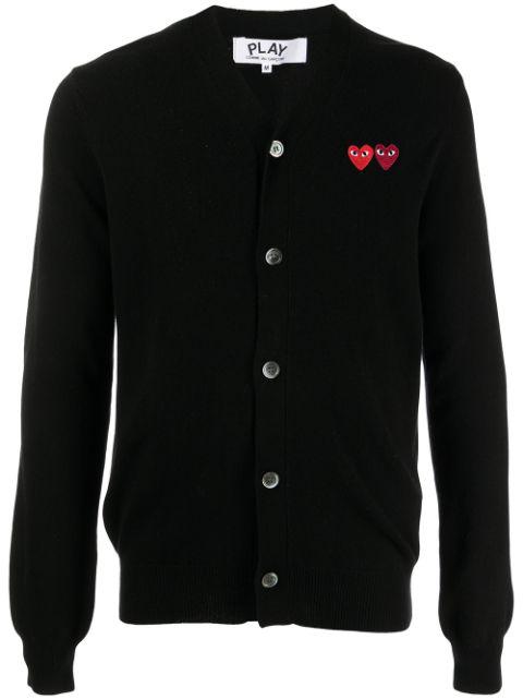 Double Heart cardigan by COMME DES GARCONS
