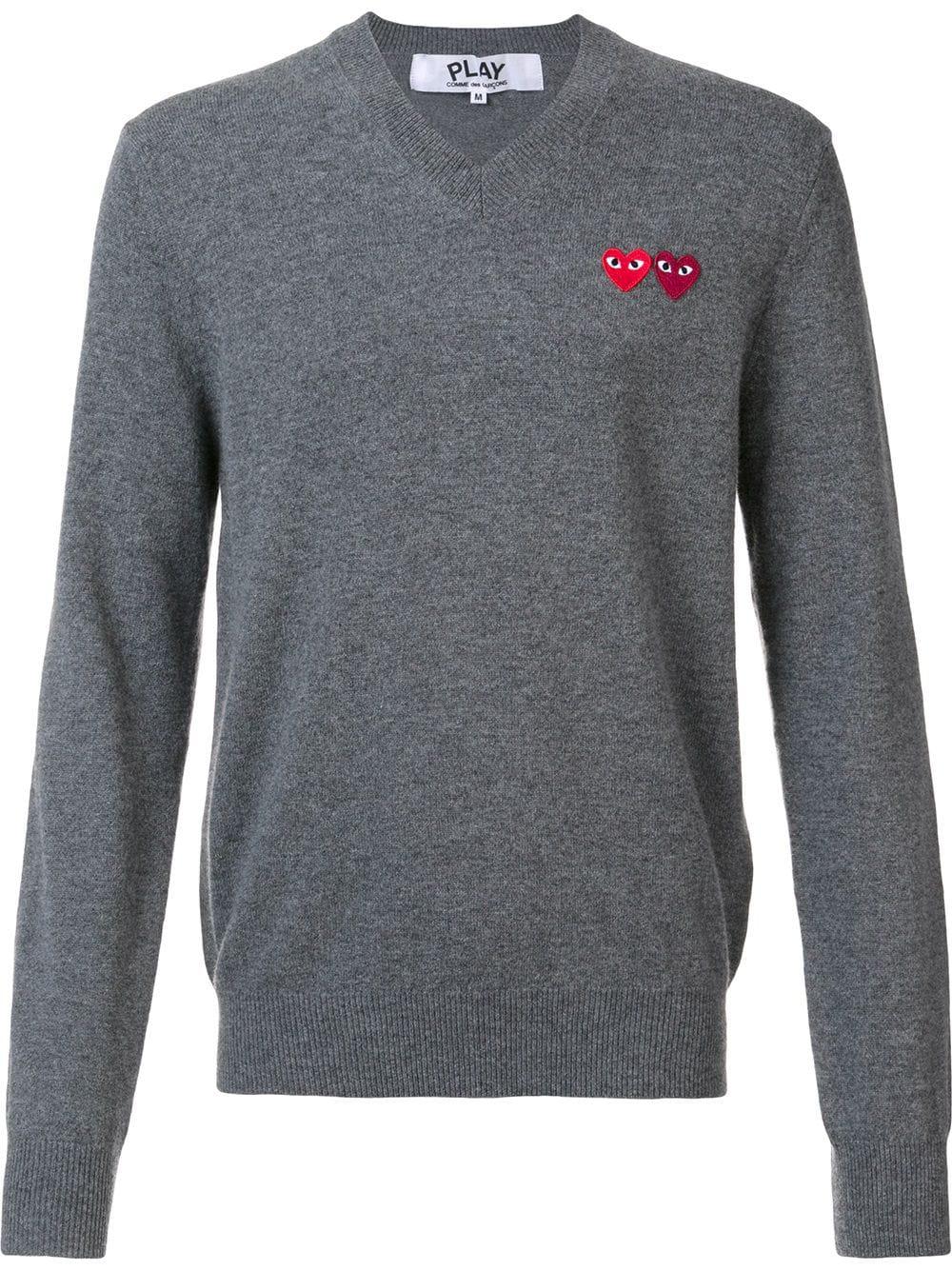 Double Heart wool jumper by COMME DES GARCONS