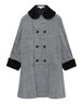 Double-breasted coat by COMME DES GARCONS