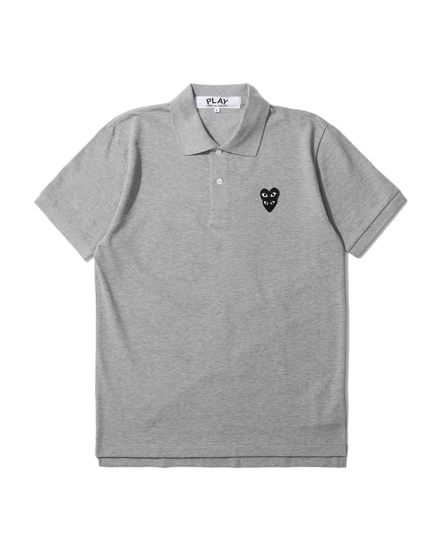 Double heart polo shirt by COMME DES GARCONS