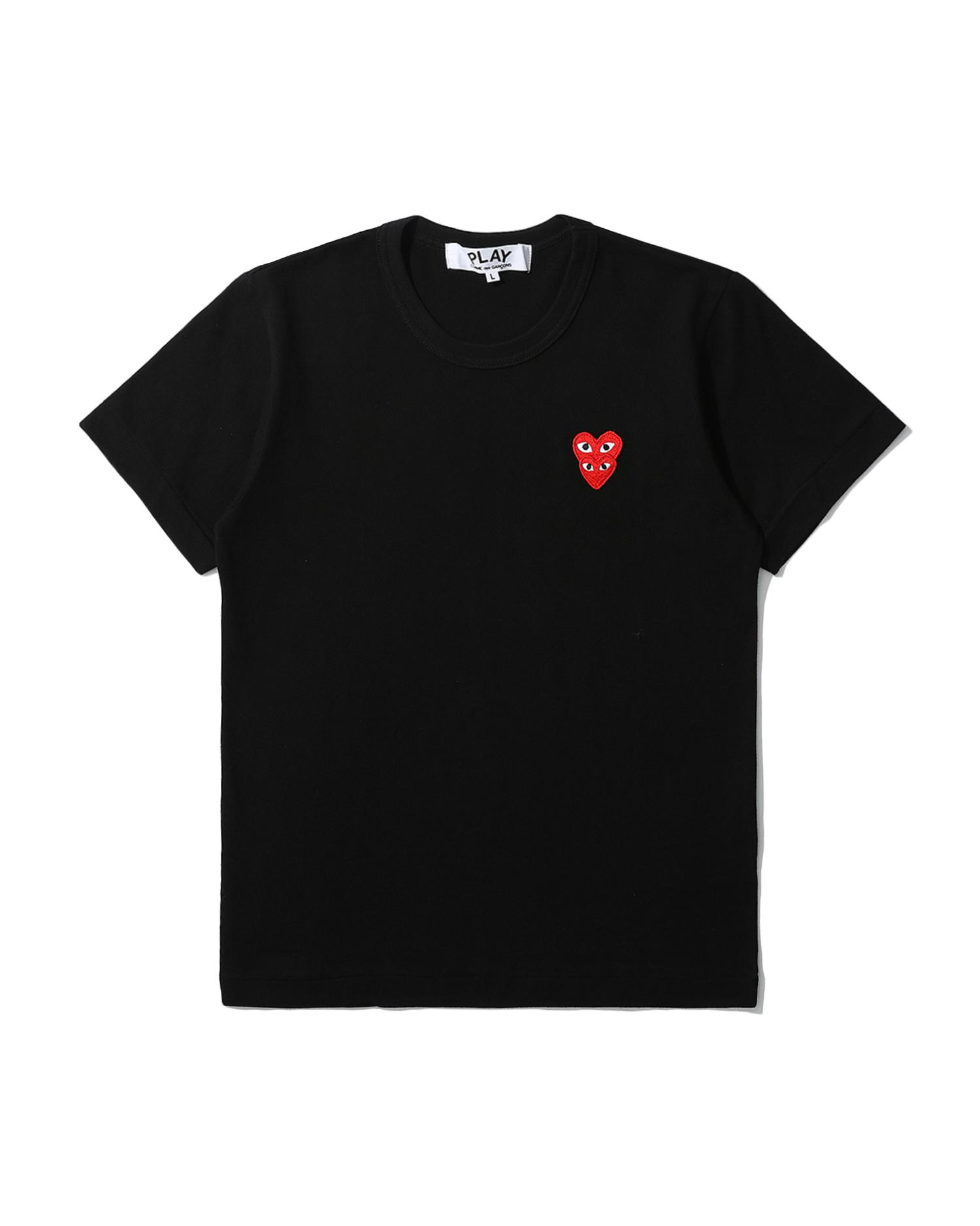 Double heart tee by COMME DES GARCONS