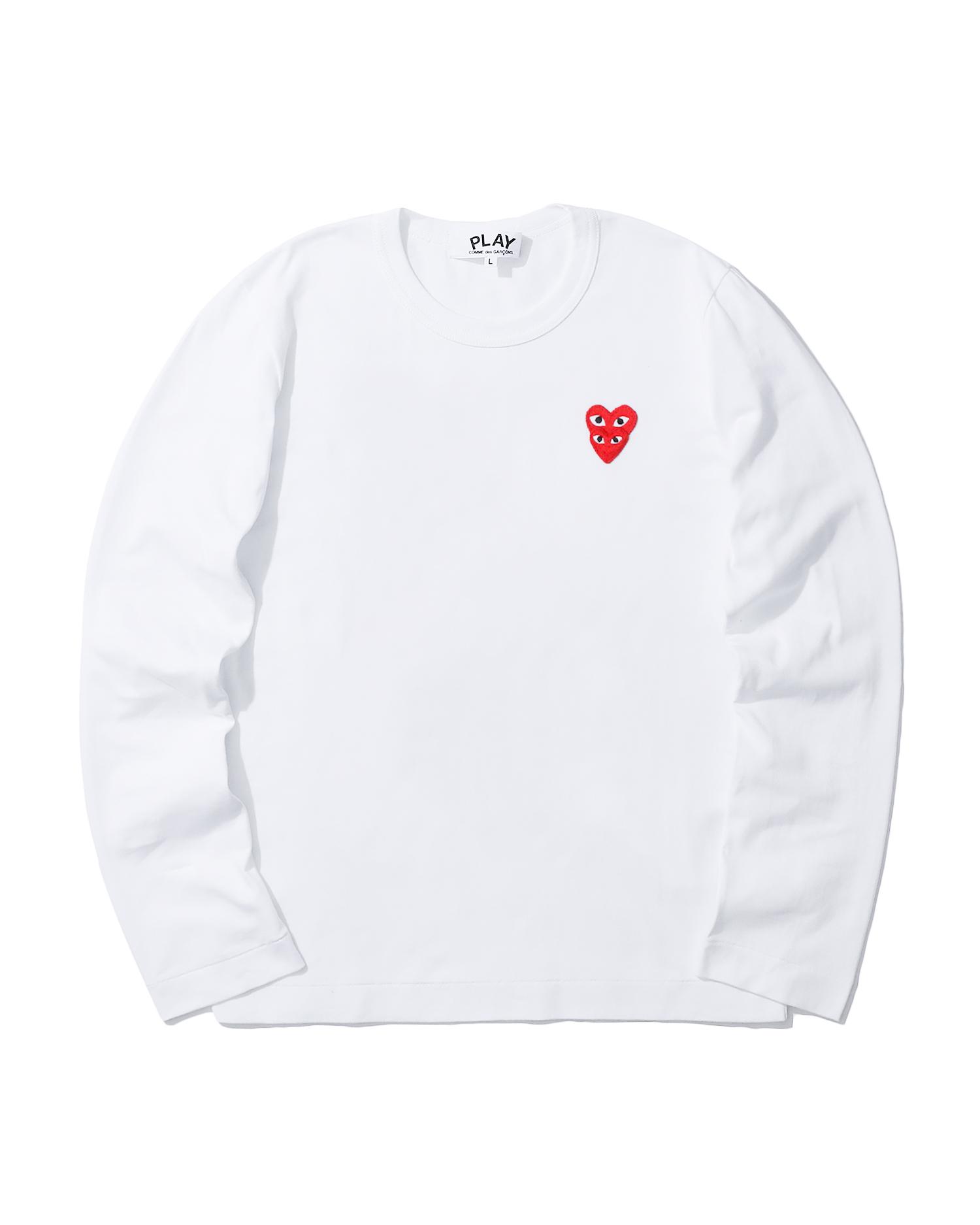 Double heart tee by COMME DES GARCONS