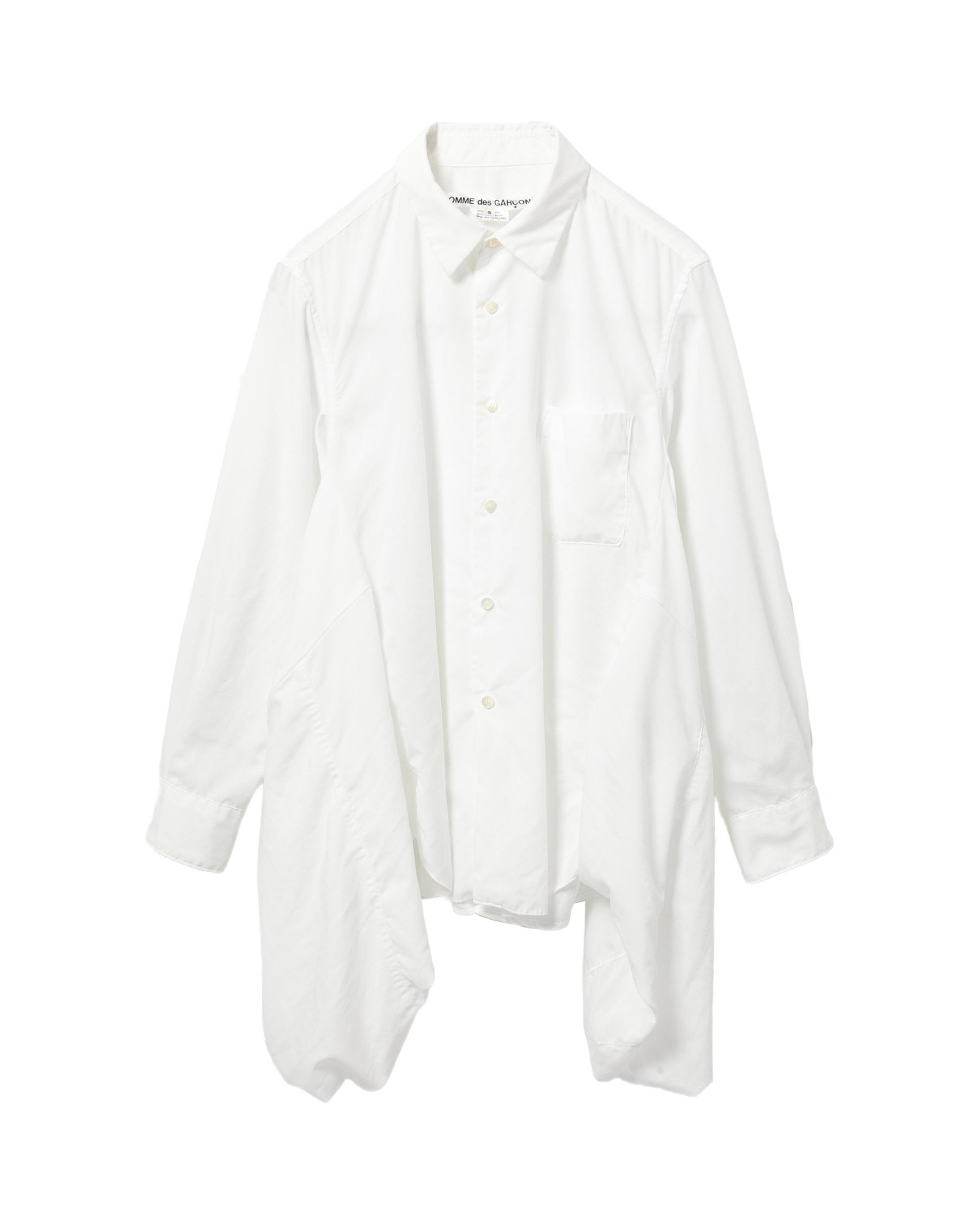 Elongated outseams shirt by COMME DES GARCONS