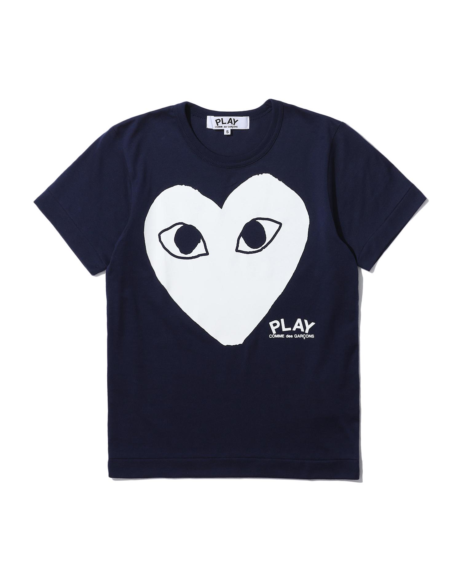 Graphic heart logo tee by COMME DES GARCONS