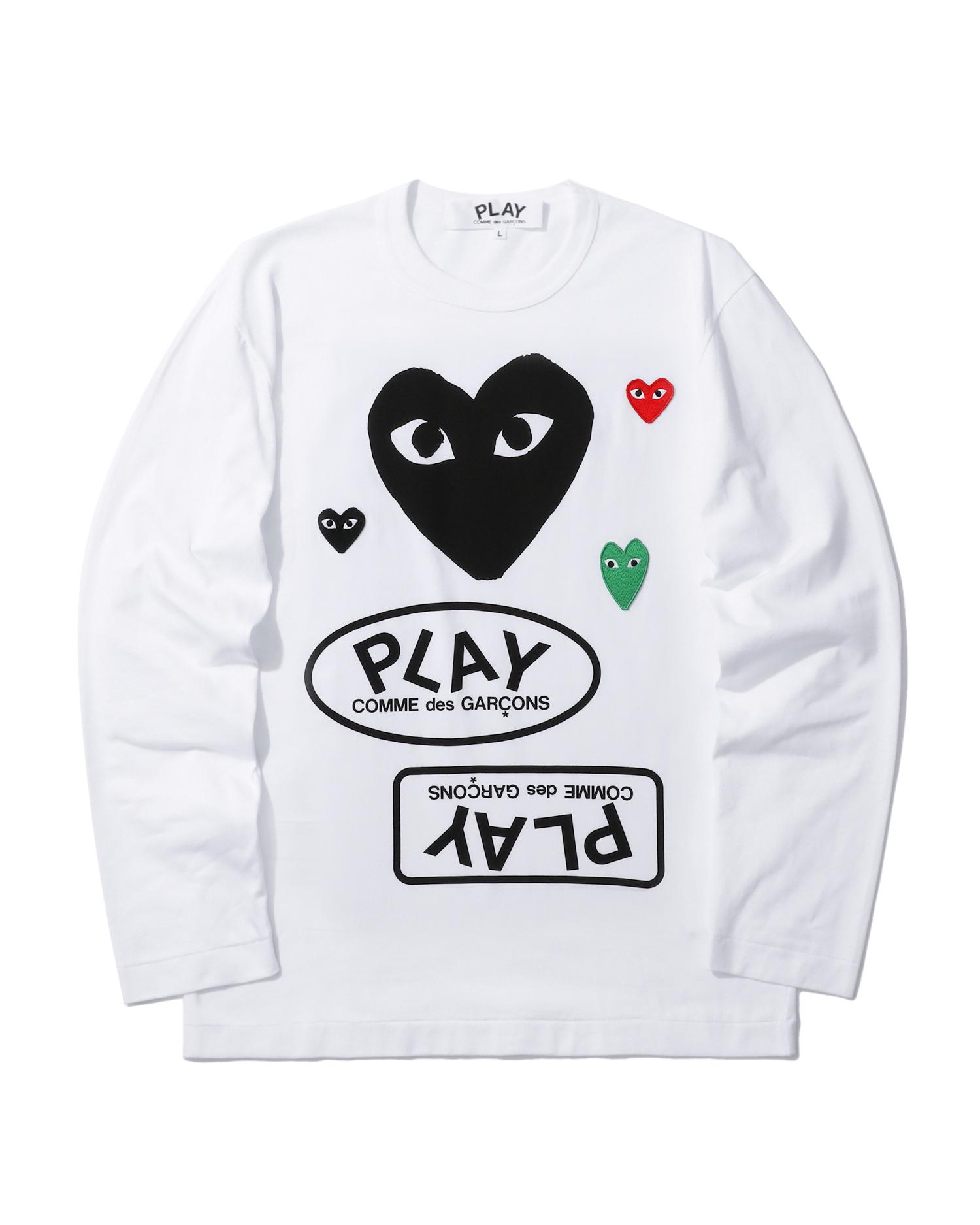 Graphic logo tee by COMME DES GARCONS