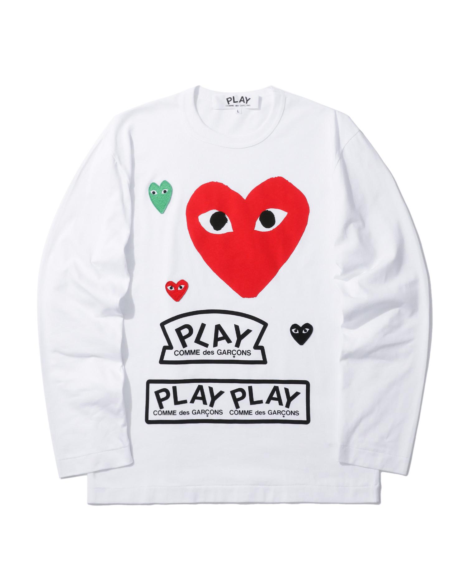 Graphic logo tee by COMME DES GARCONS
