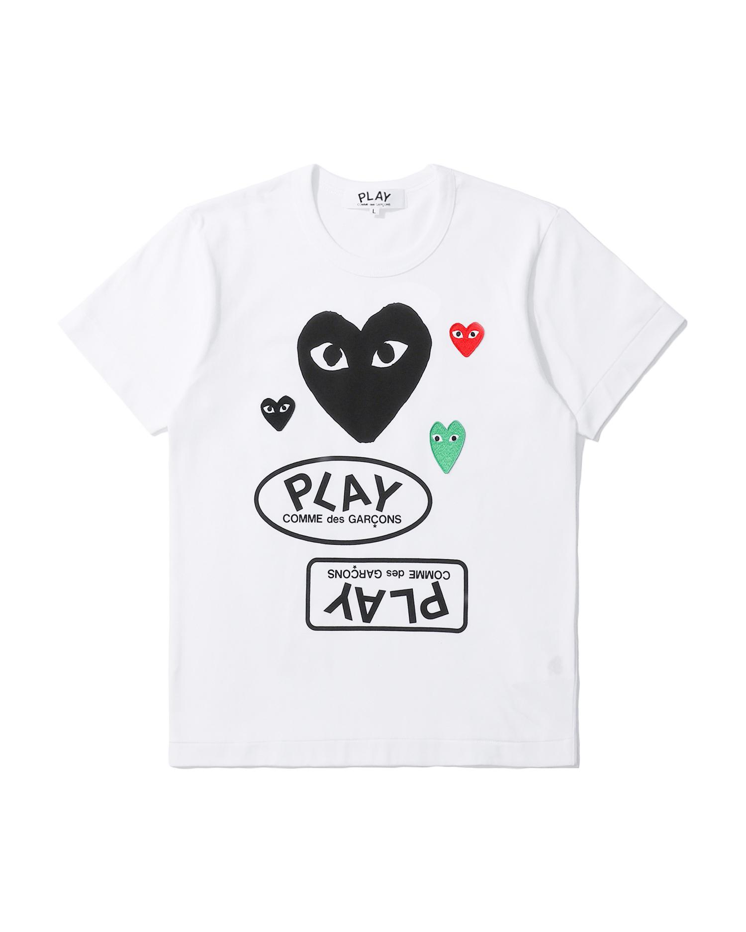 Graphic logo tee by COMME DES GARCONS