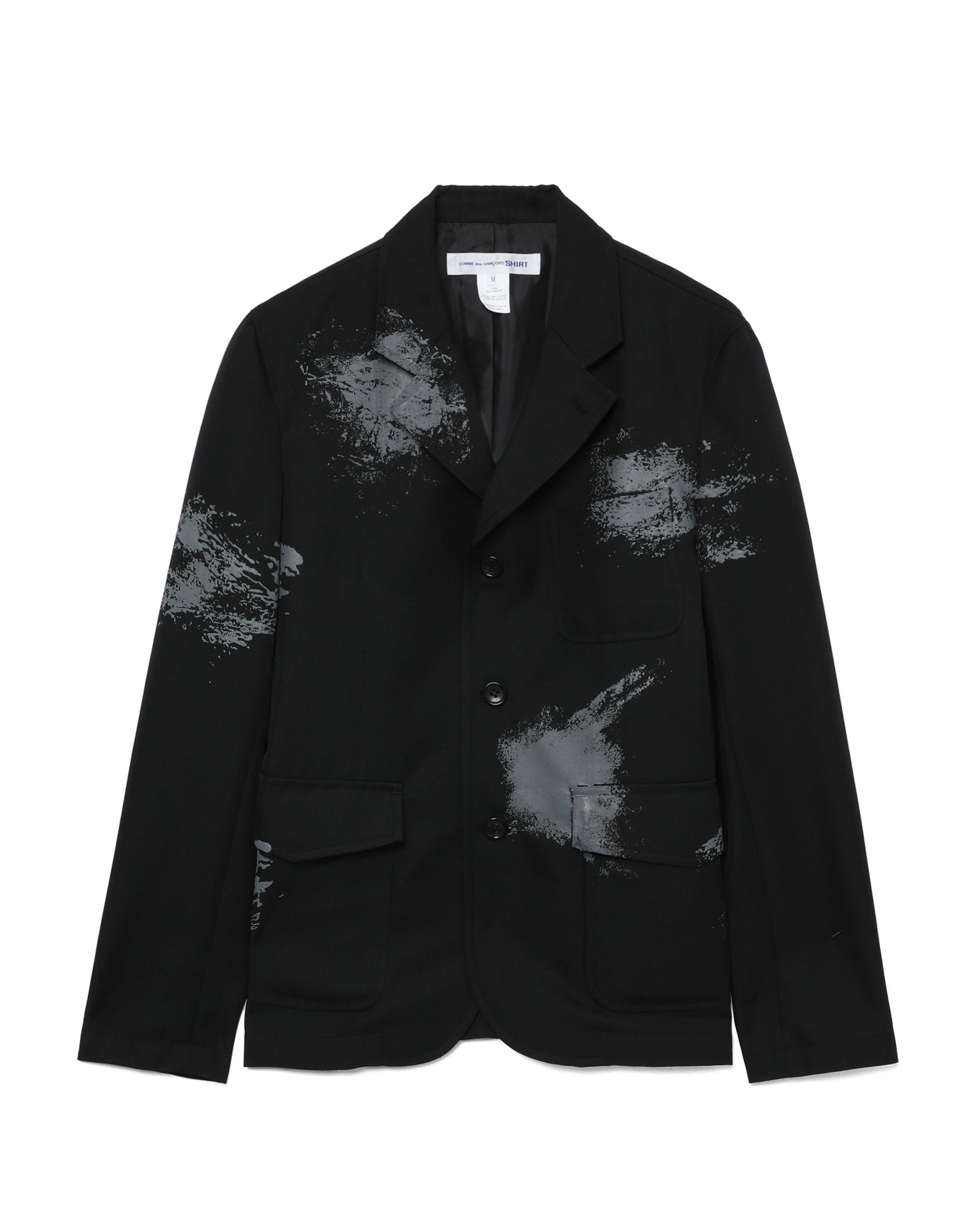 Graphic print single breasted blazer by COMME DES GARCONS