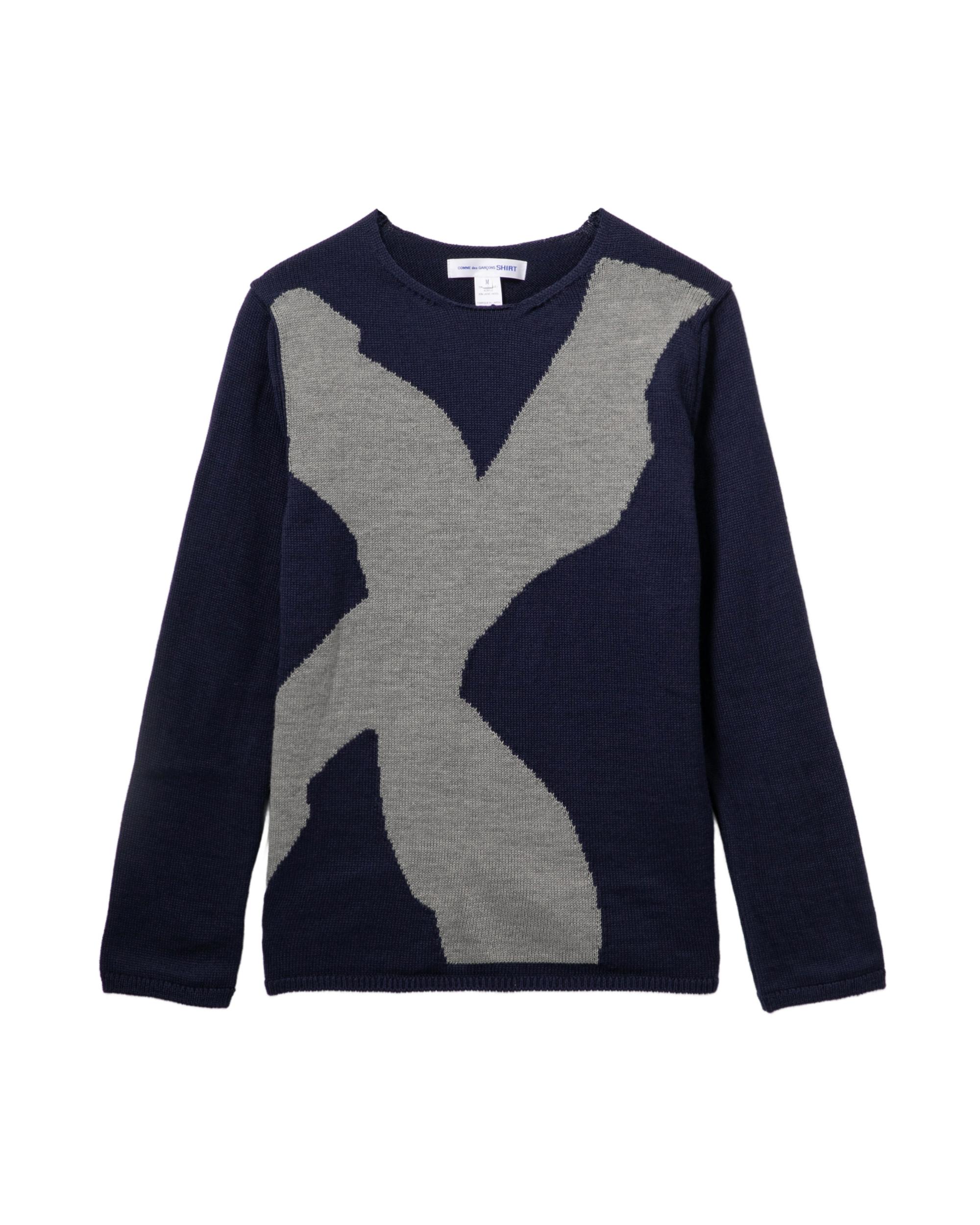Graphic sweater by COMME DES GARCONS