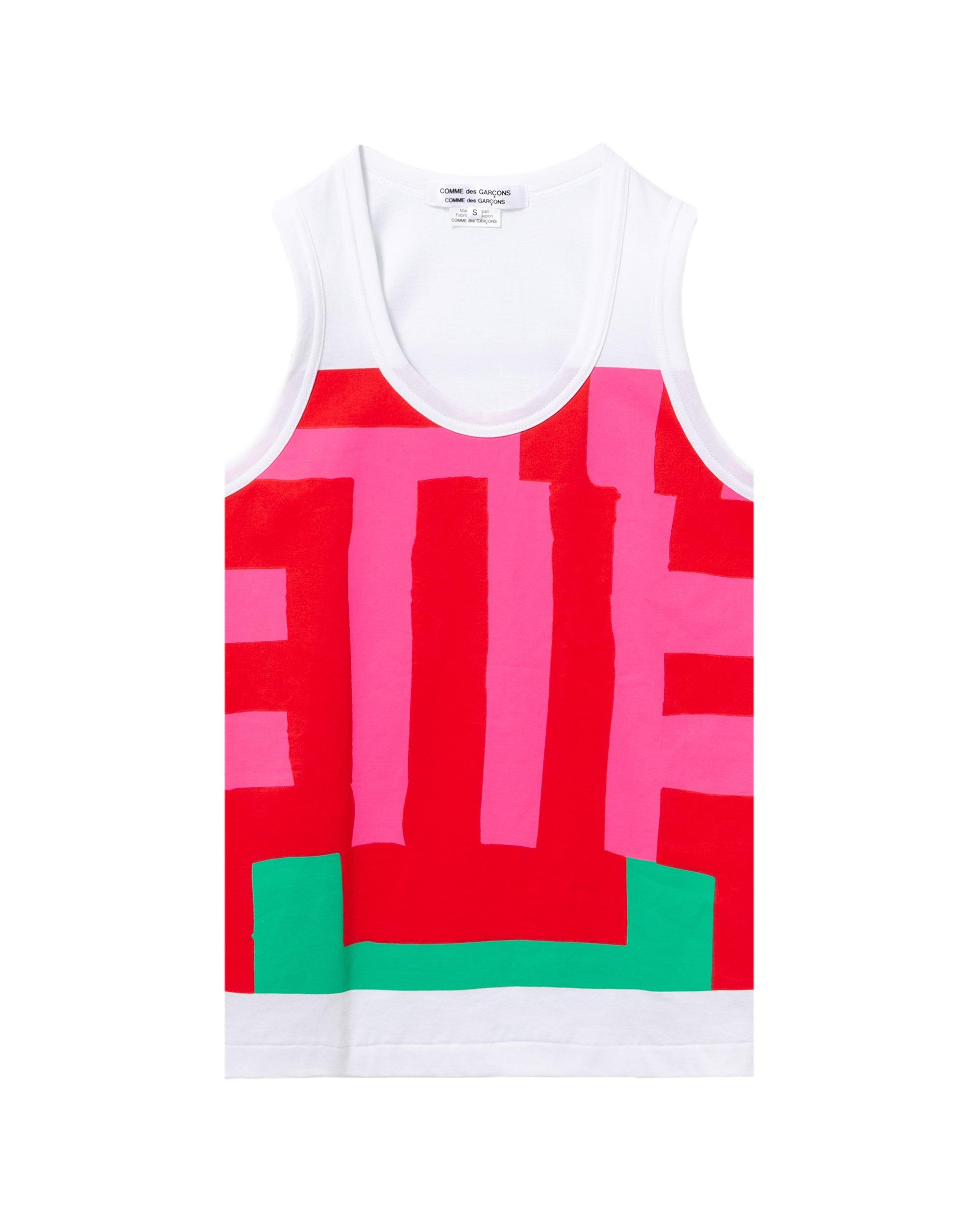 Graphic tank top by COMME DES GARCONS