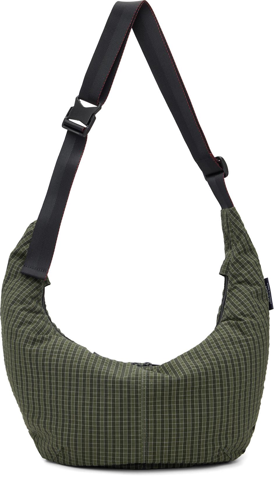 Green Grid Check Pattern Bag by COMME DES GARCONS