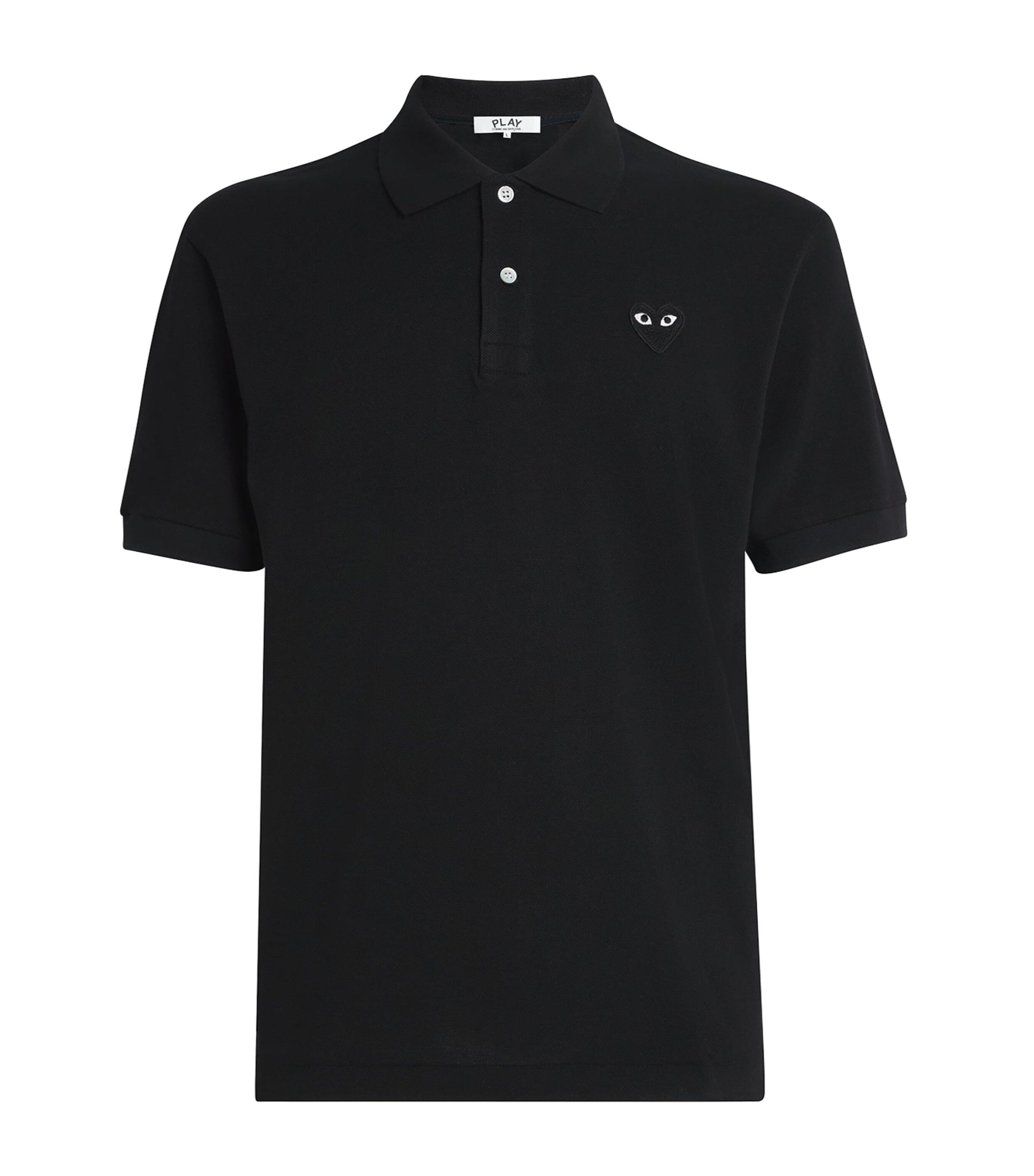 Heart Logo Polo Shirt by COMME DES GARCONS