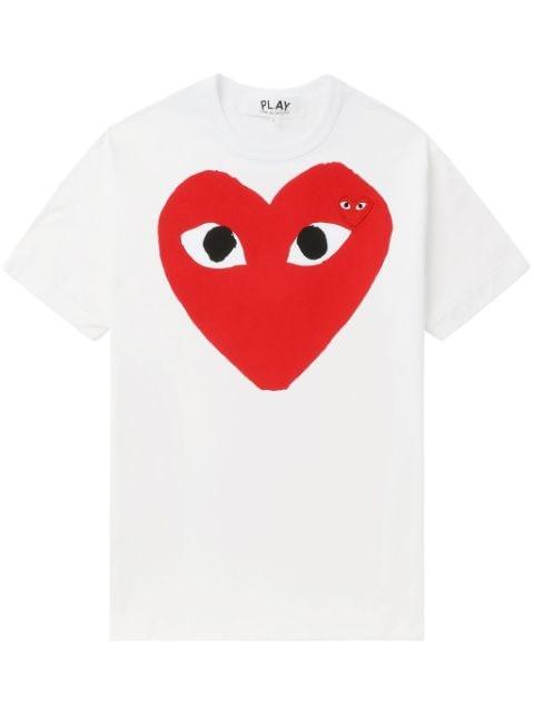 Heart Logo cotton T-shirt by COMME DES GARCONS
