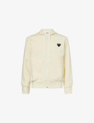 Heart Regular-Fit Woven Hoodie by COMME DES GARCONS
