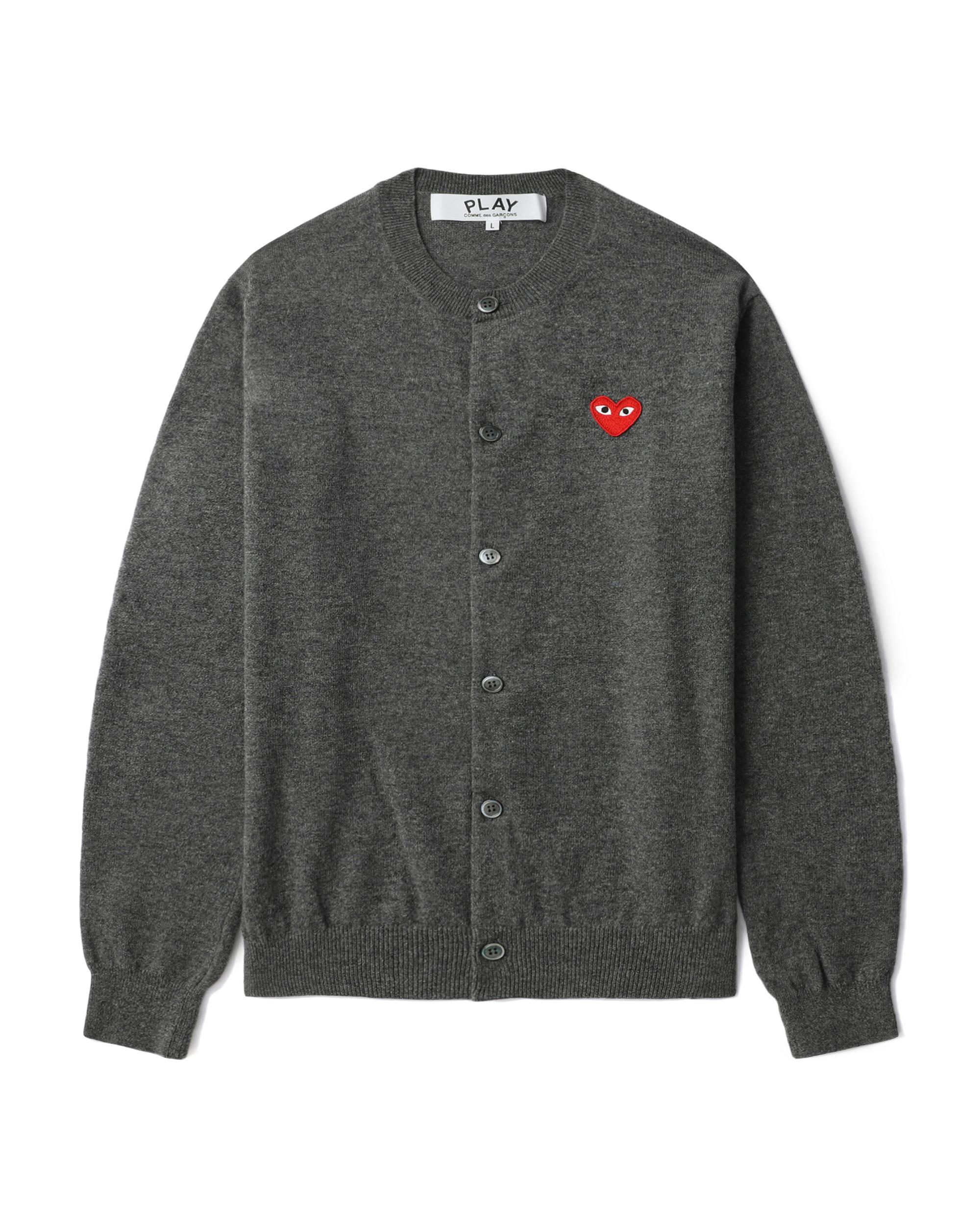 Heart emblem cardigan by COMME DES GARCONS