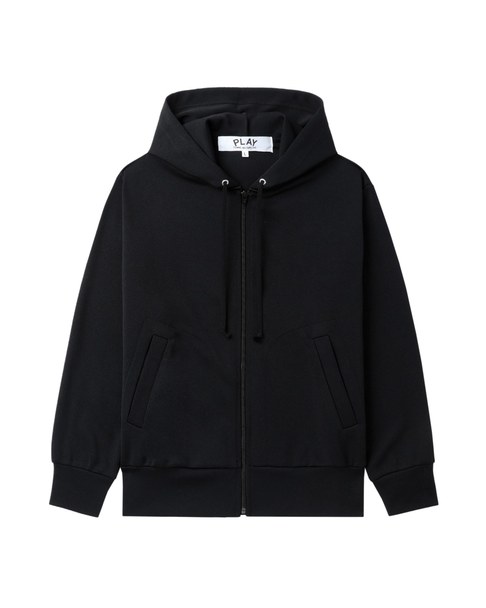 Heart emblem zip-up hoodie by COMME DES GARCONS