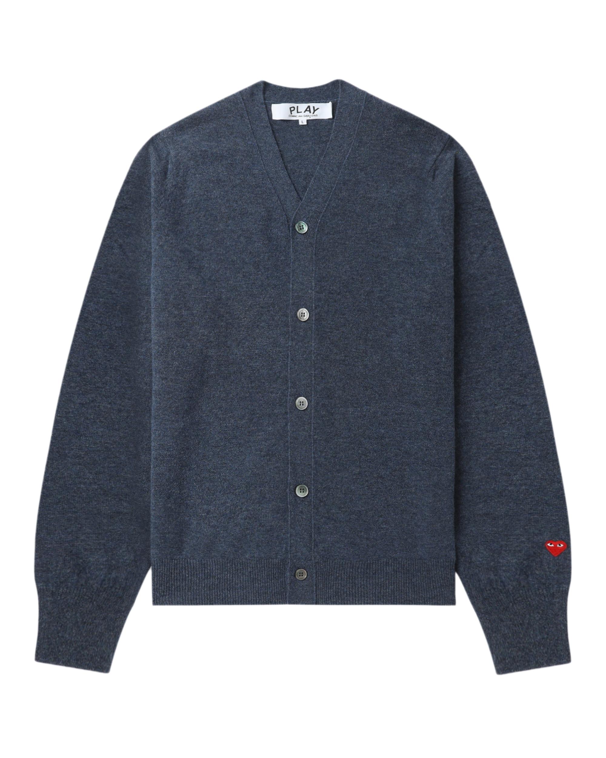 Heart logo cardigan by COMME DES GARCONS