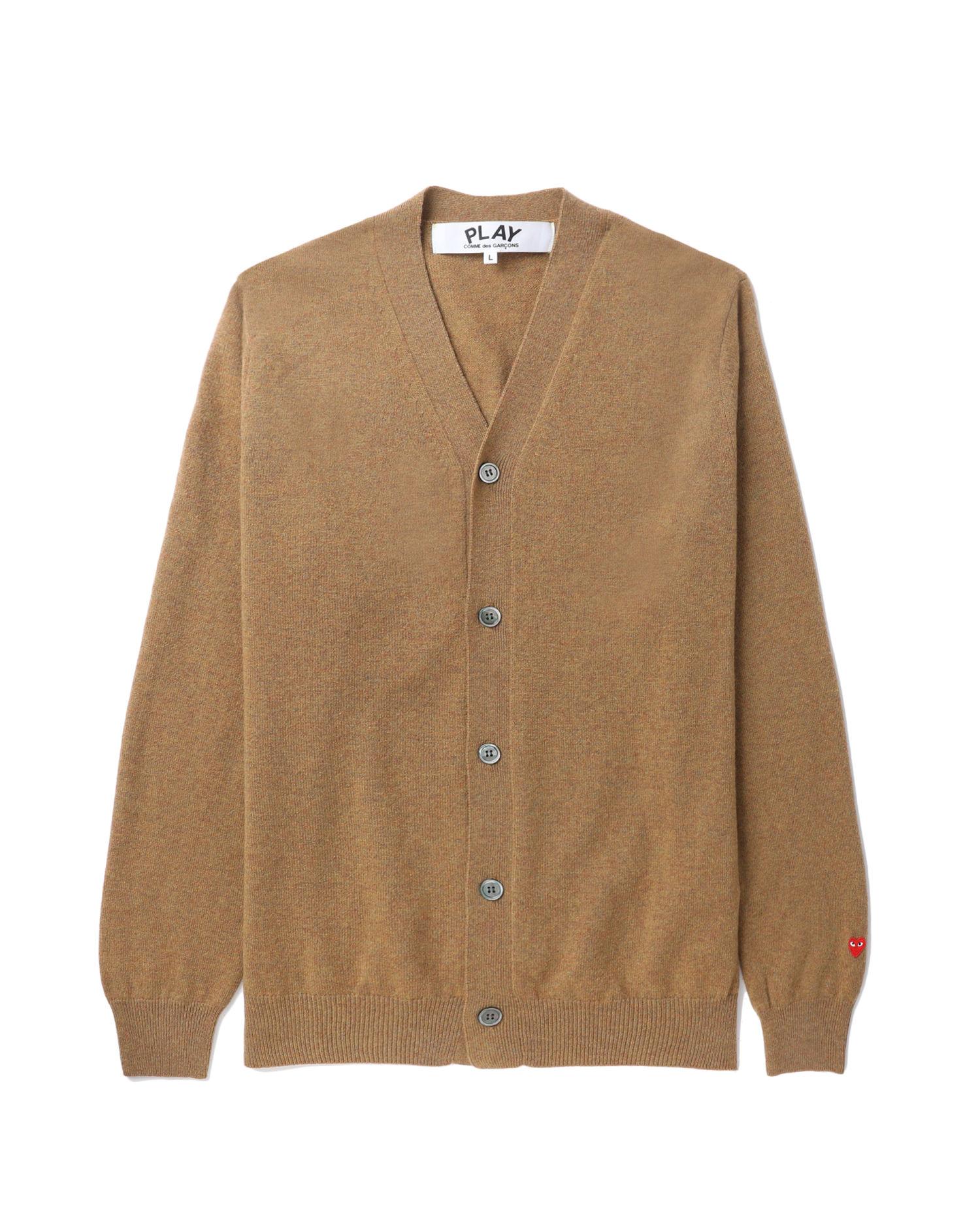 Heart logo cardigan by COMME DES GARCONS
