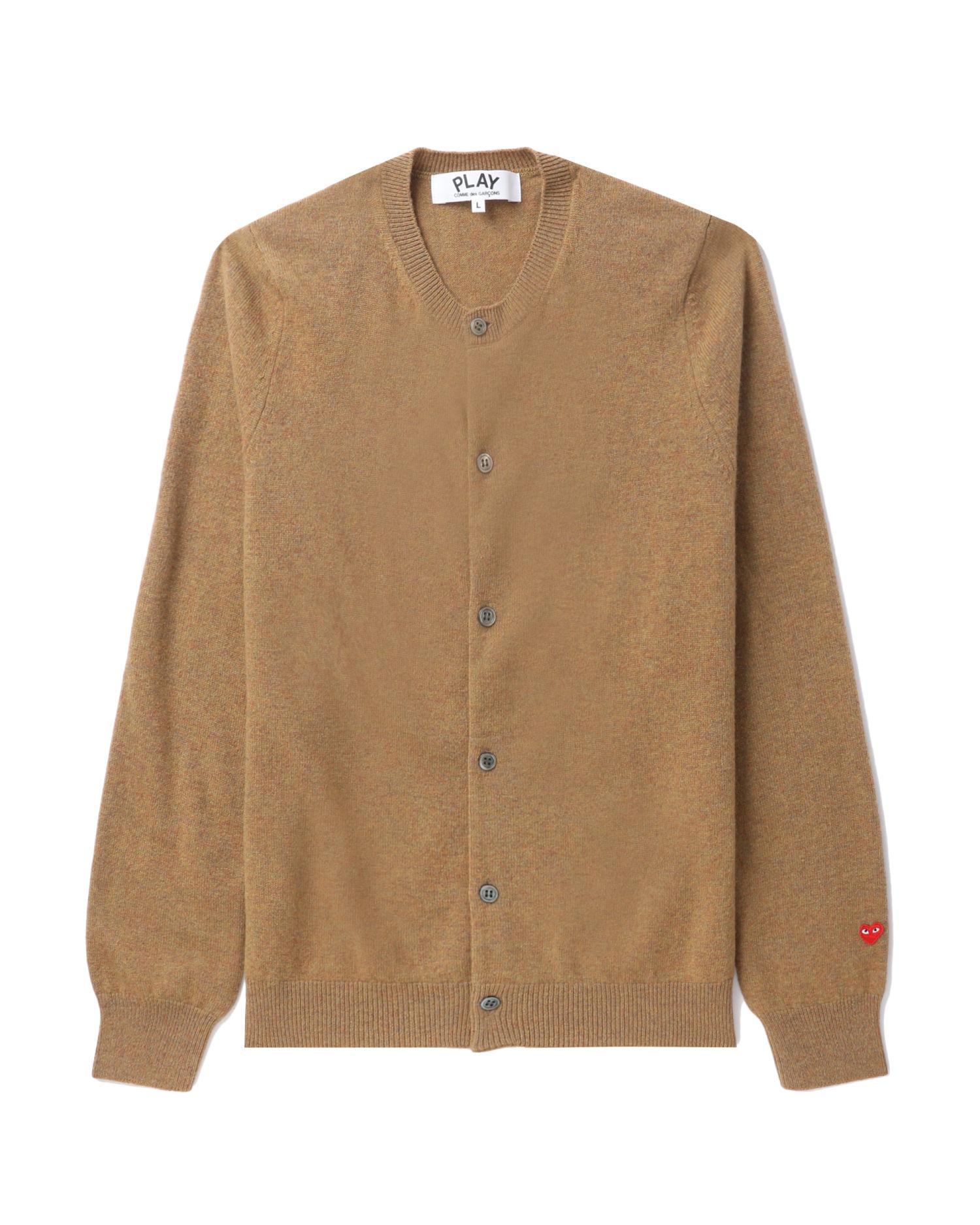 Heart logo cardigan by COMME DES GARCONS