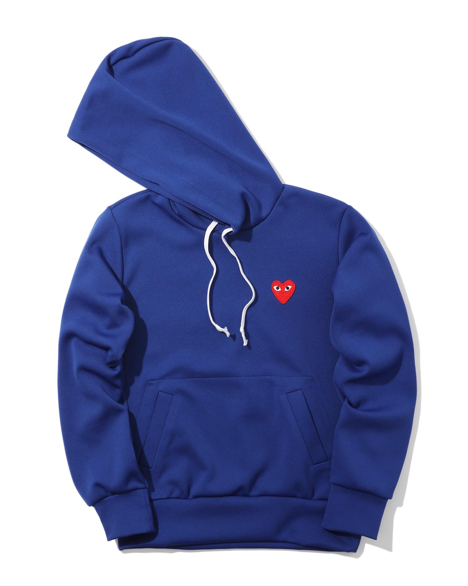 Heart logo hoodie by COMME DES GARCONS