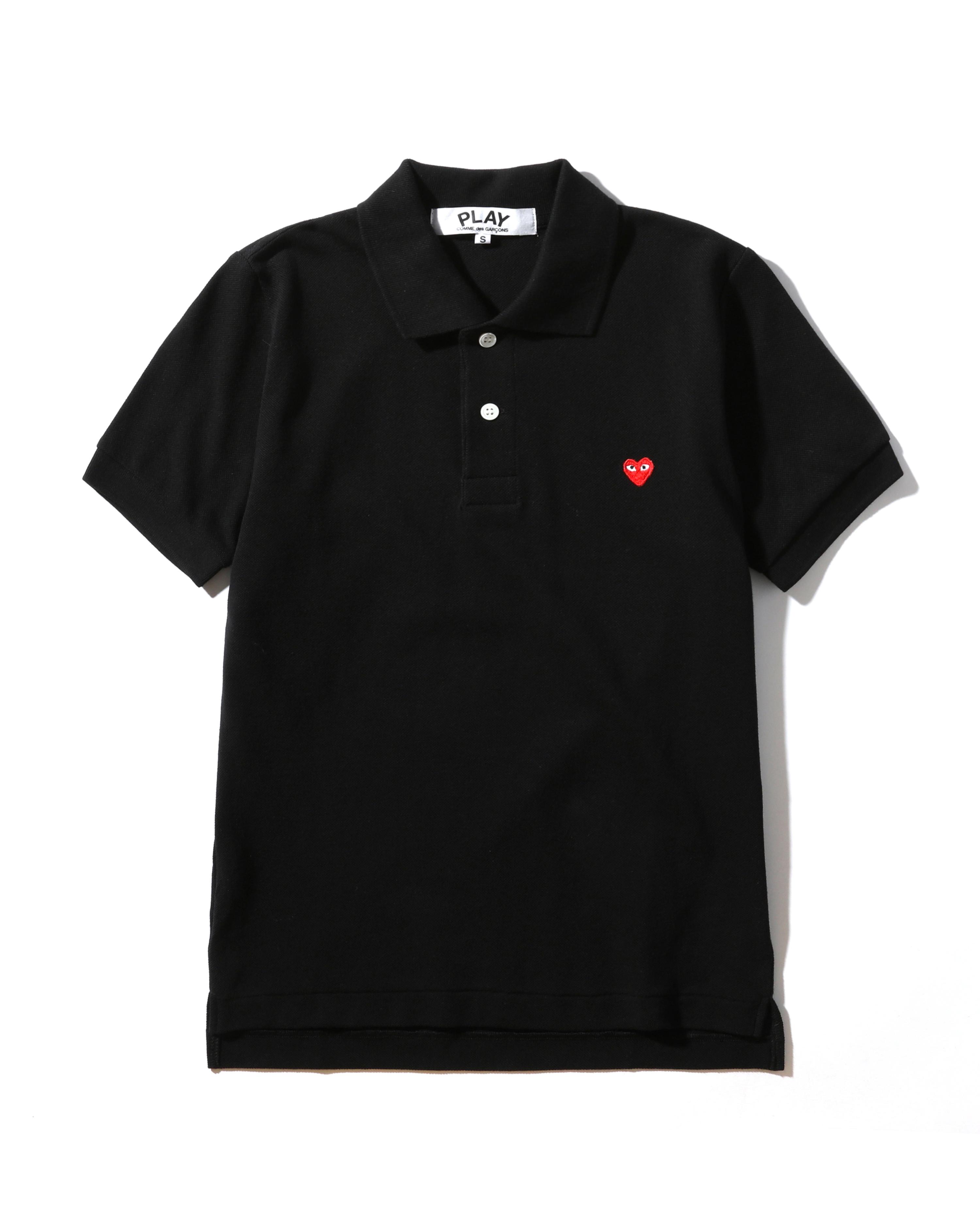 Heart logo polo shirt by COMME DES GARCONS