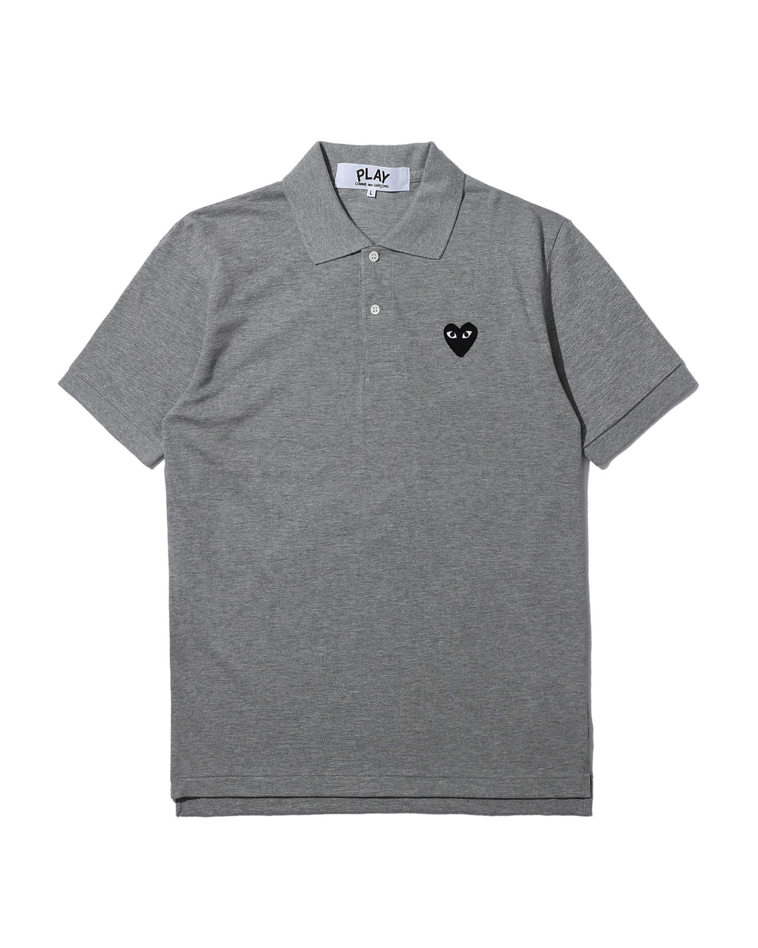Heart logo polo shirt by COMME DES GARCONS