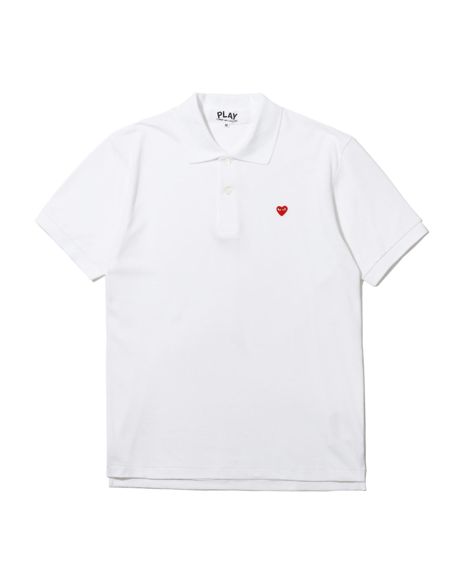 Heart logo polo shirt by COMME DES GARCONS