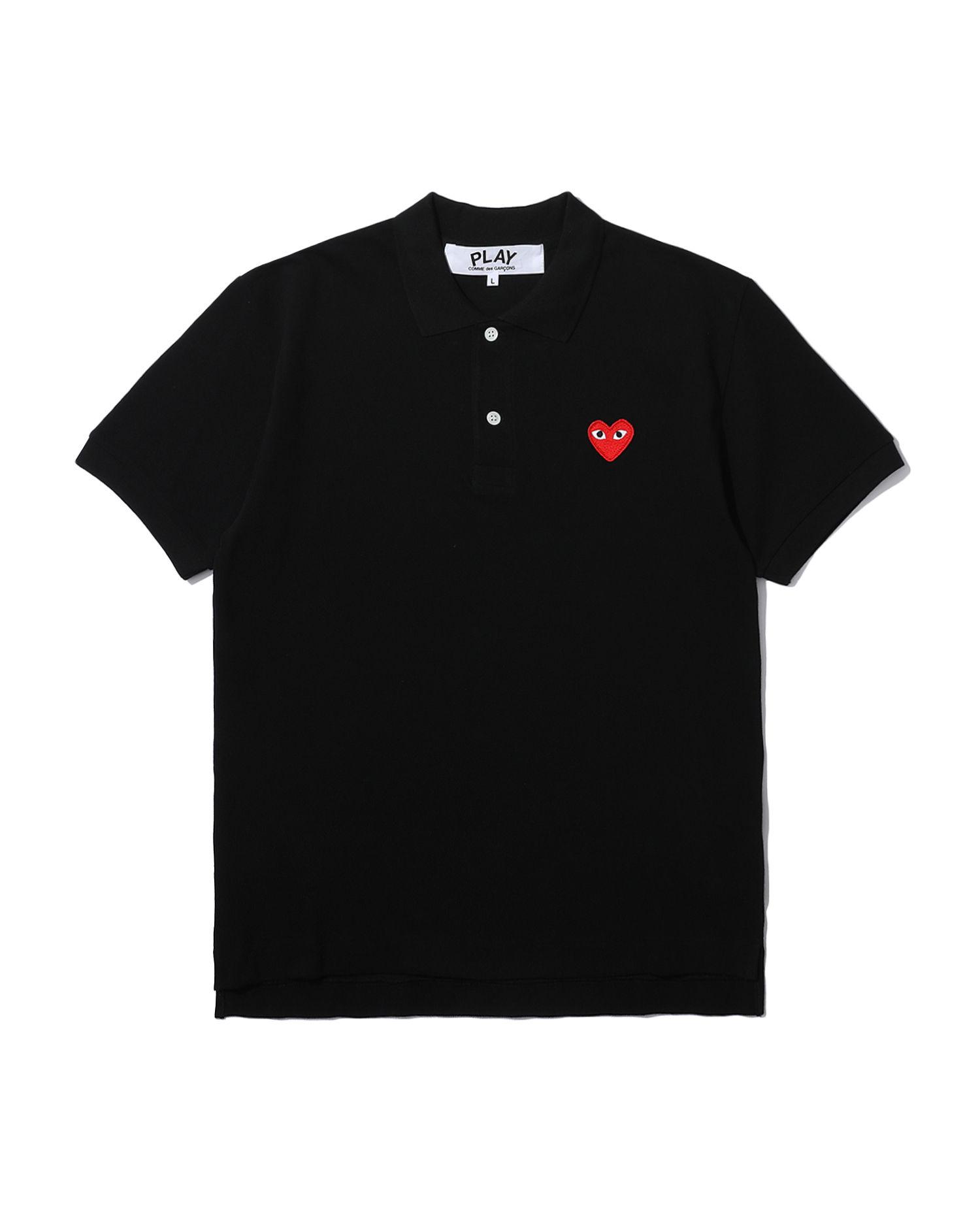 Heart logo polo shirt by COMME DES GARCONS