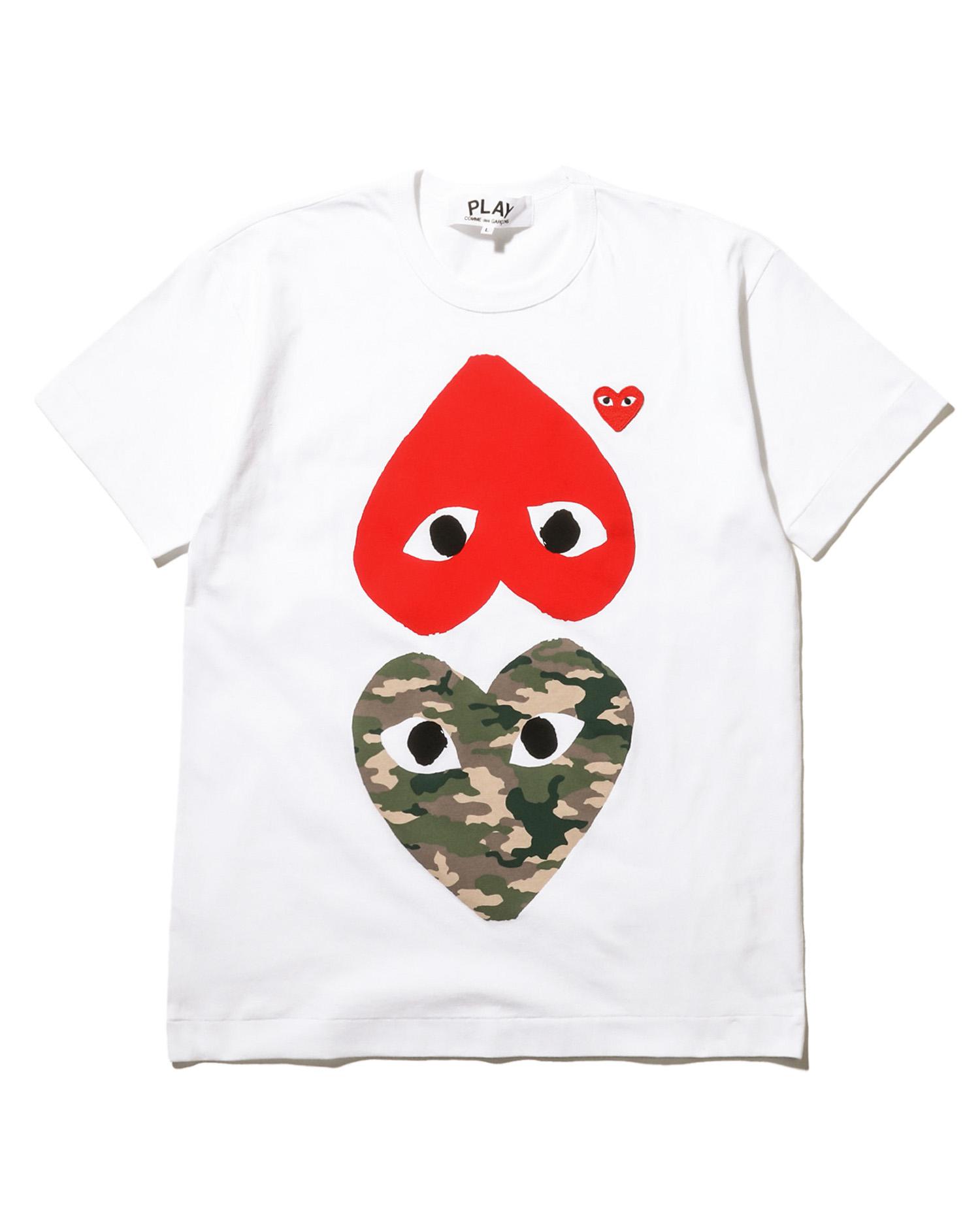 Heart logo print T-shirt by COMME DES GARCONS