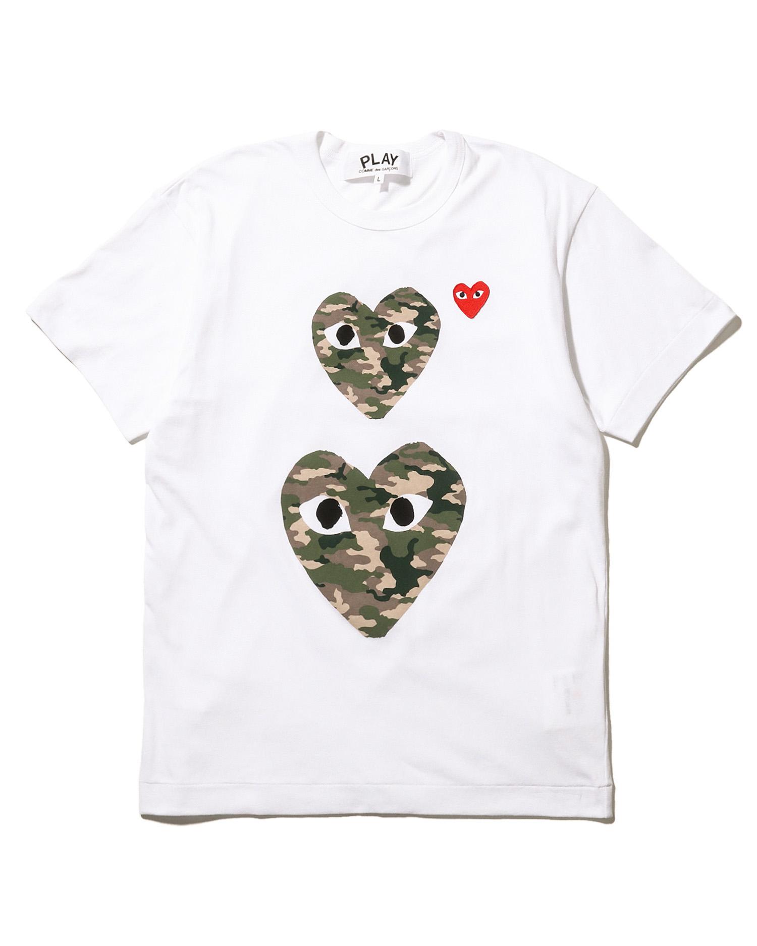 Heart logo print T-shirt by COMME DES GARCONS