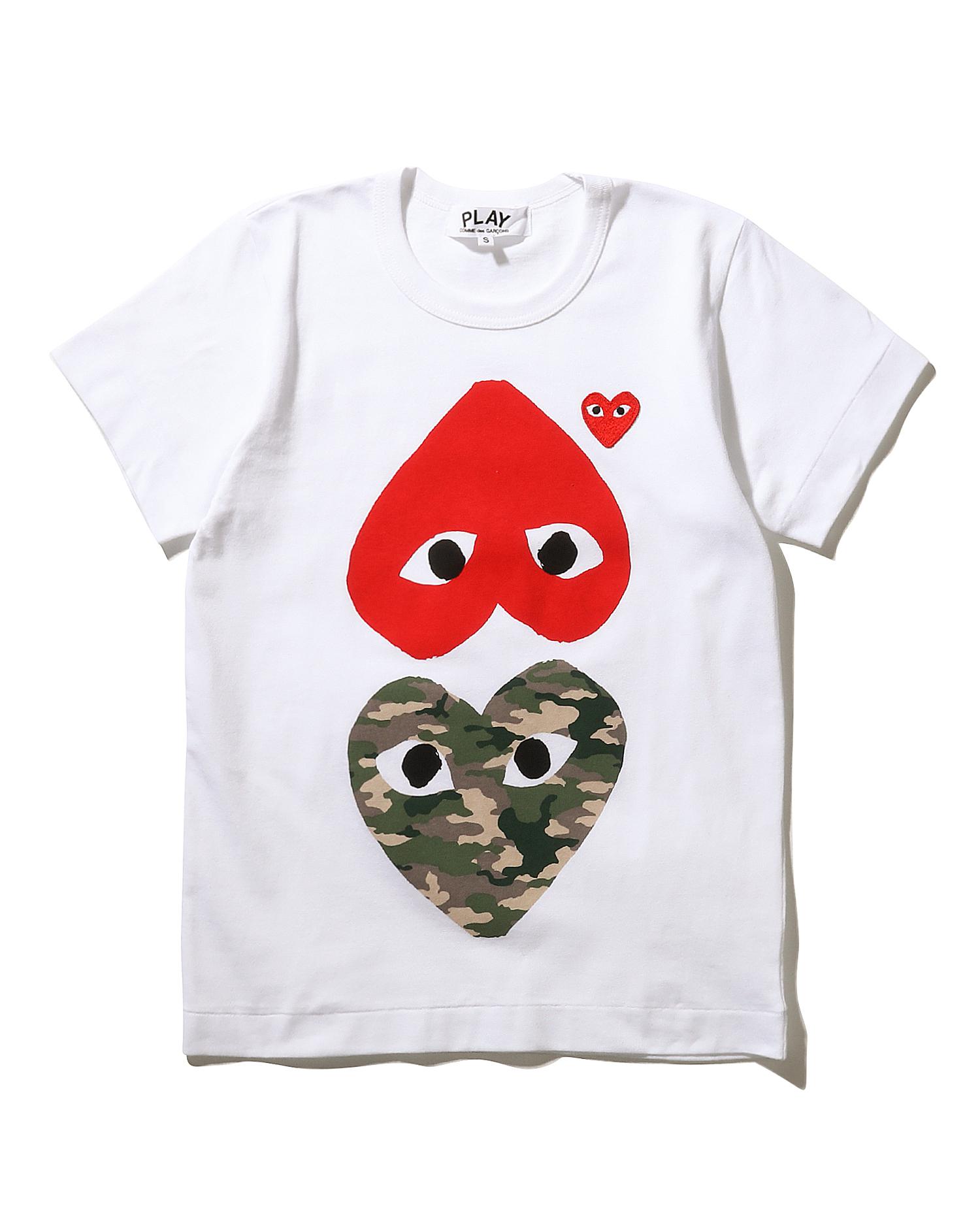 Heart logo print T-shirt by COMME DES GARCONS