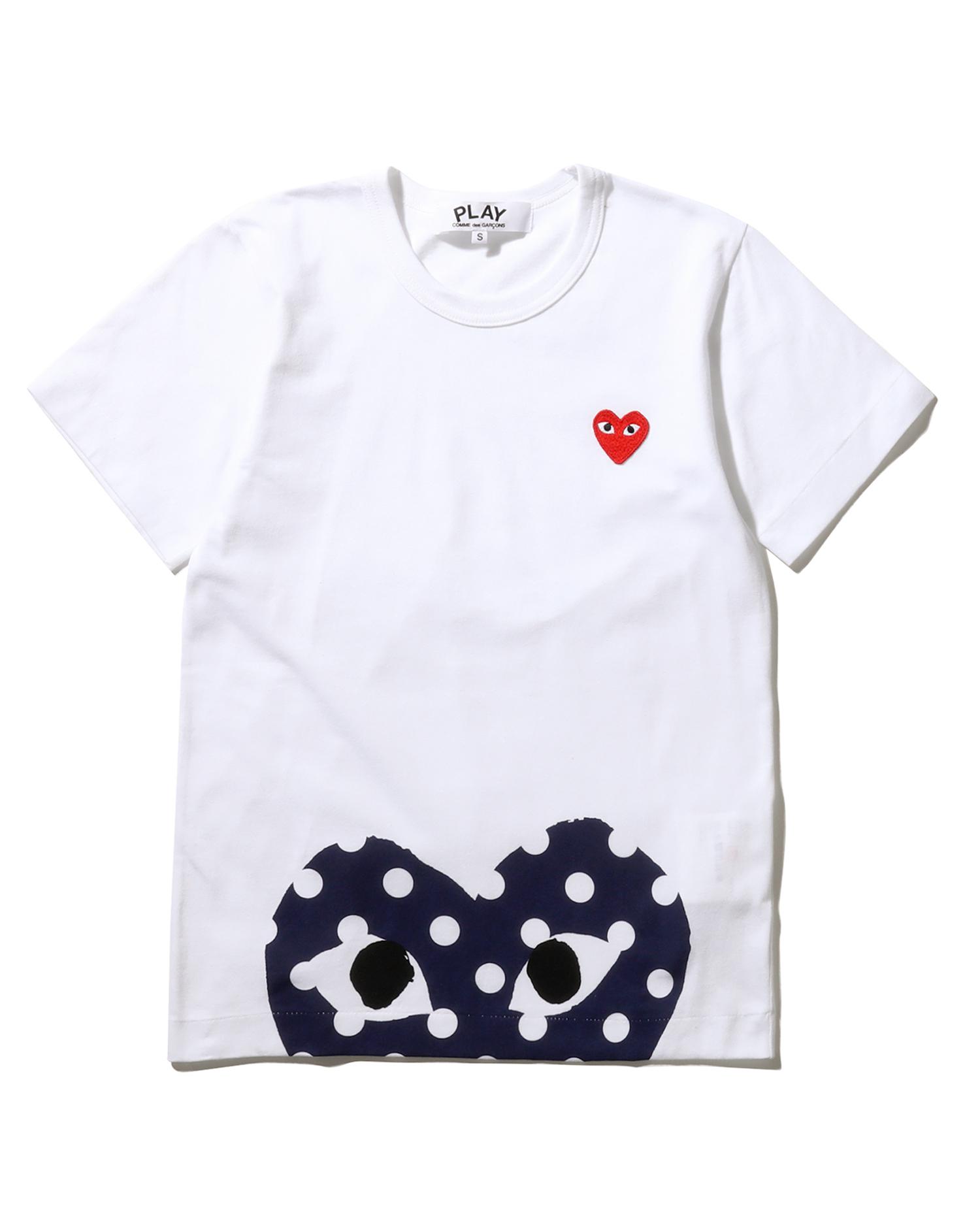 Heart logo print T-shirt by COMME DES GARCONS