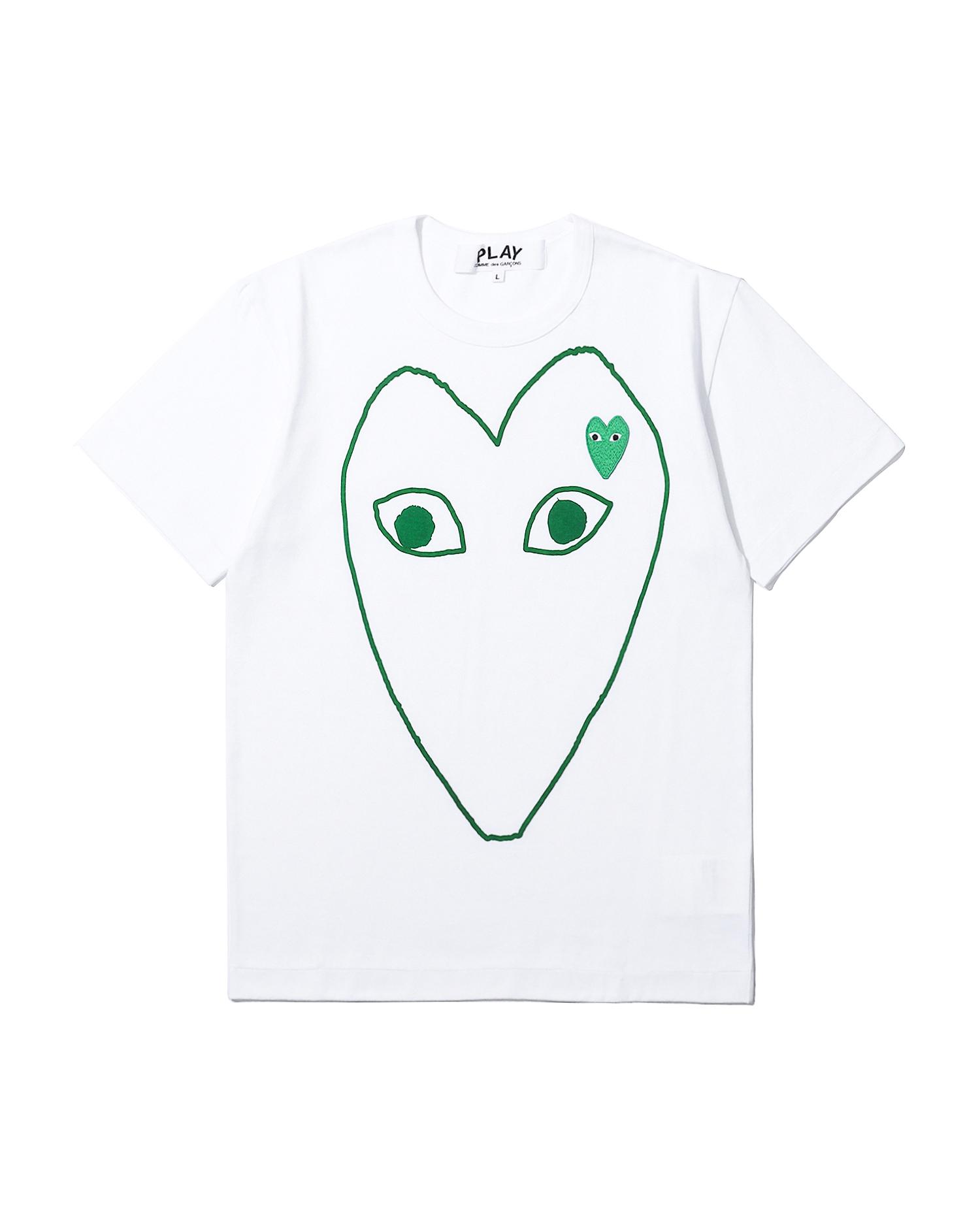Heart logo print tee by COMME DES GARCONS