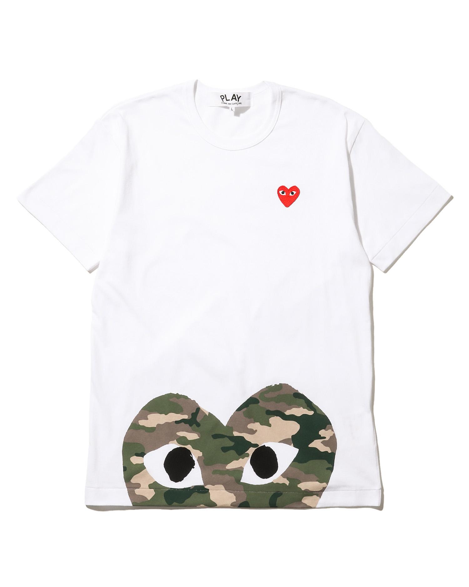 Heart logo print tee by COMME DES GARCONS