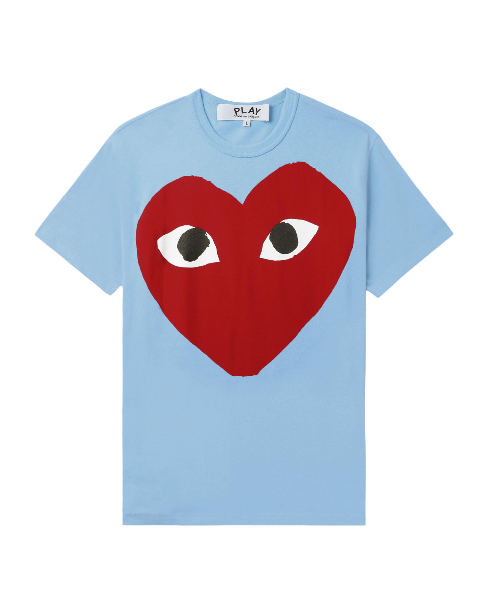 Heart logo short sleeve tee by COMME DES GARCONS