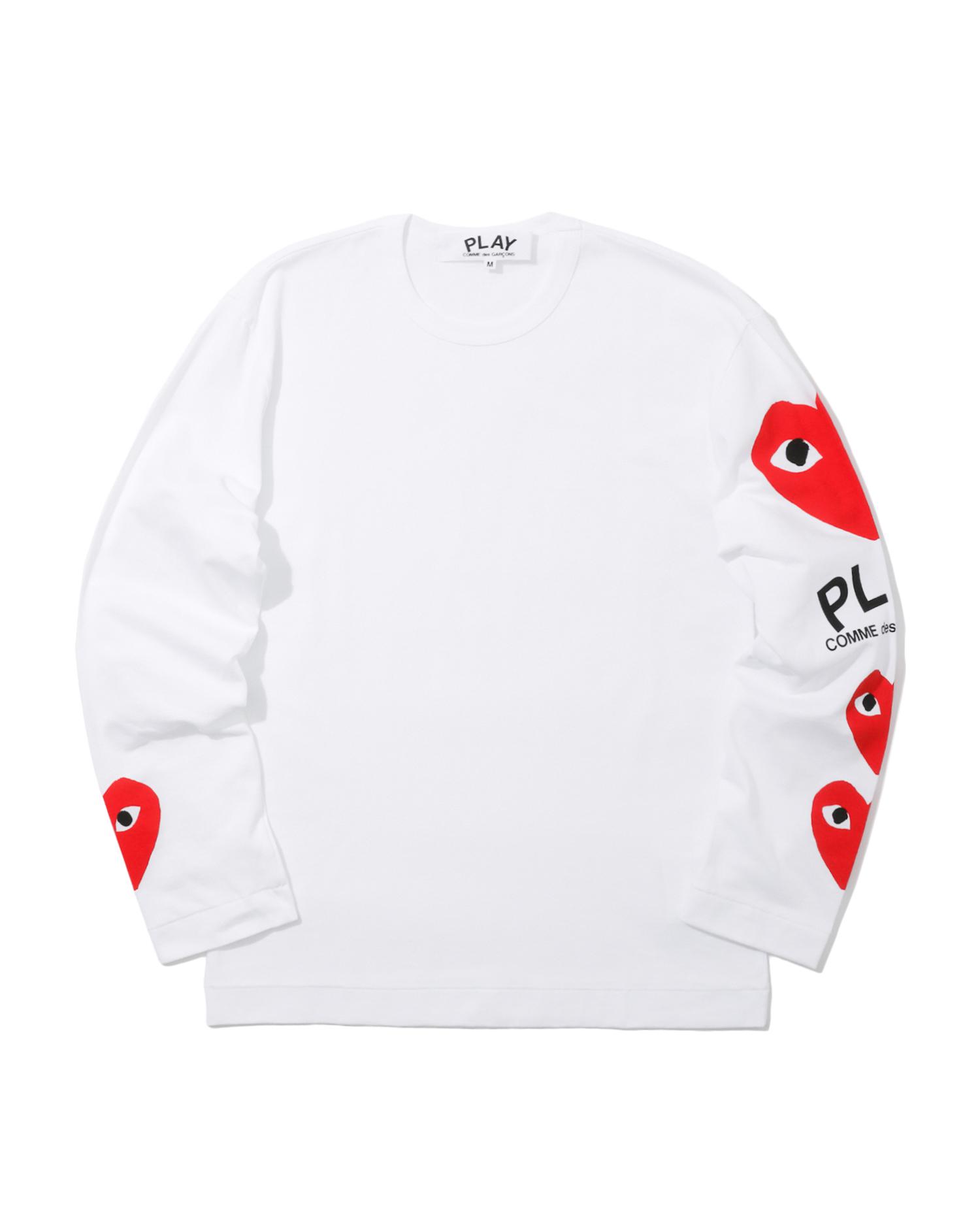 Heart logo tee by COMME DES GARCONS