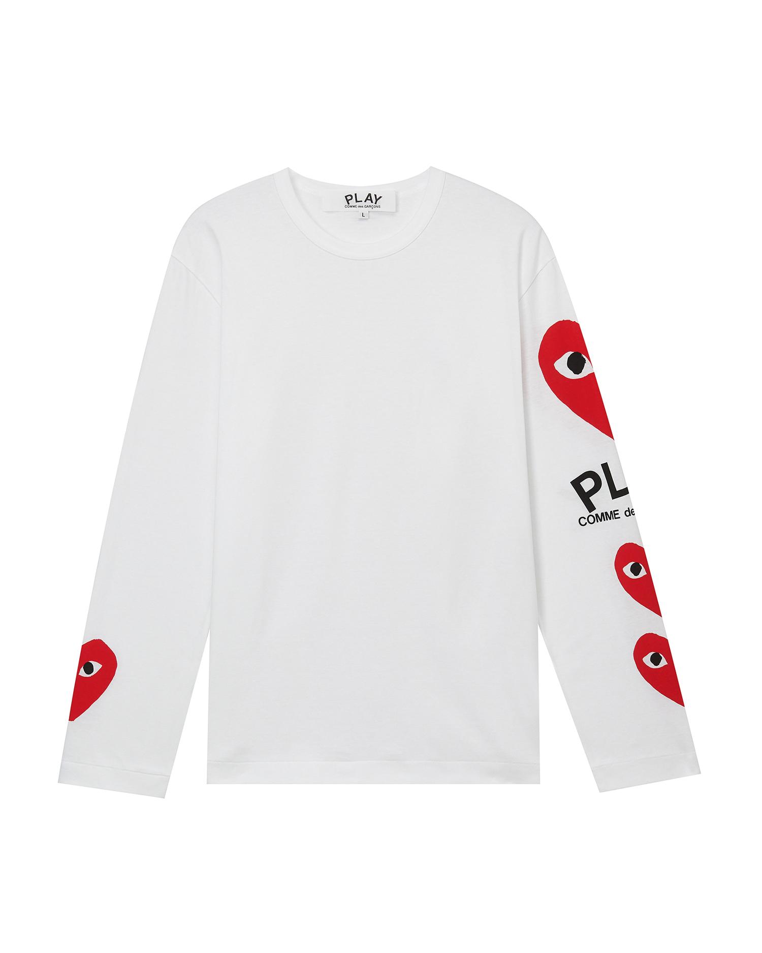 Heart logo tee by COMME DES GARCONS