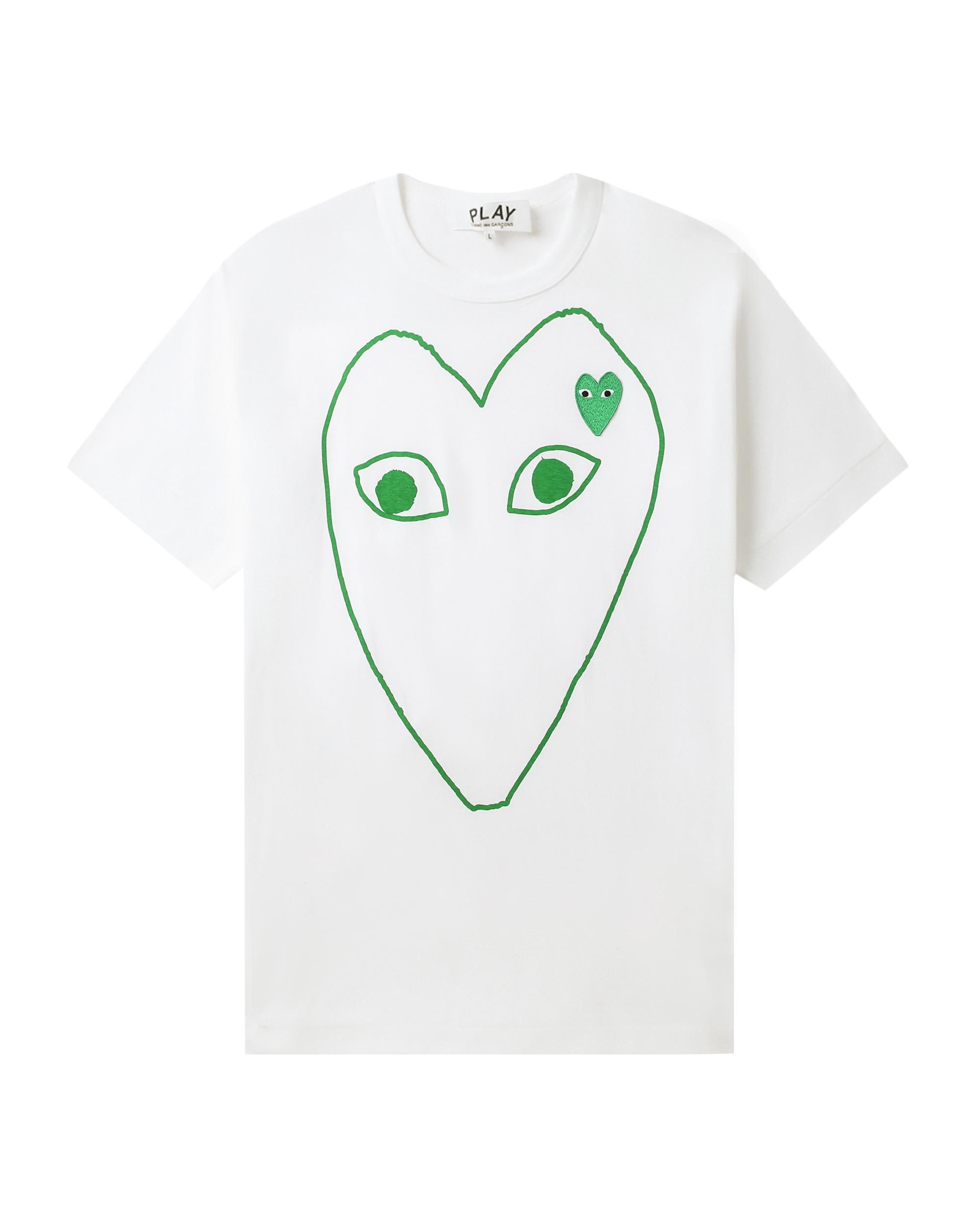 Heart logo tee by COMME DES GARCONS