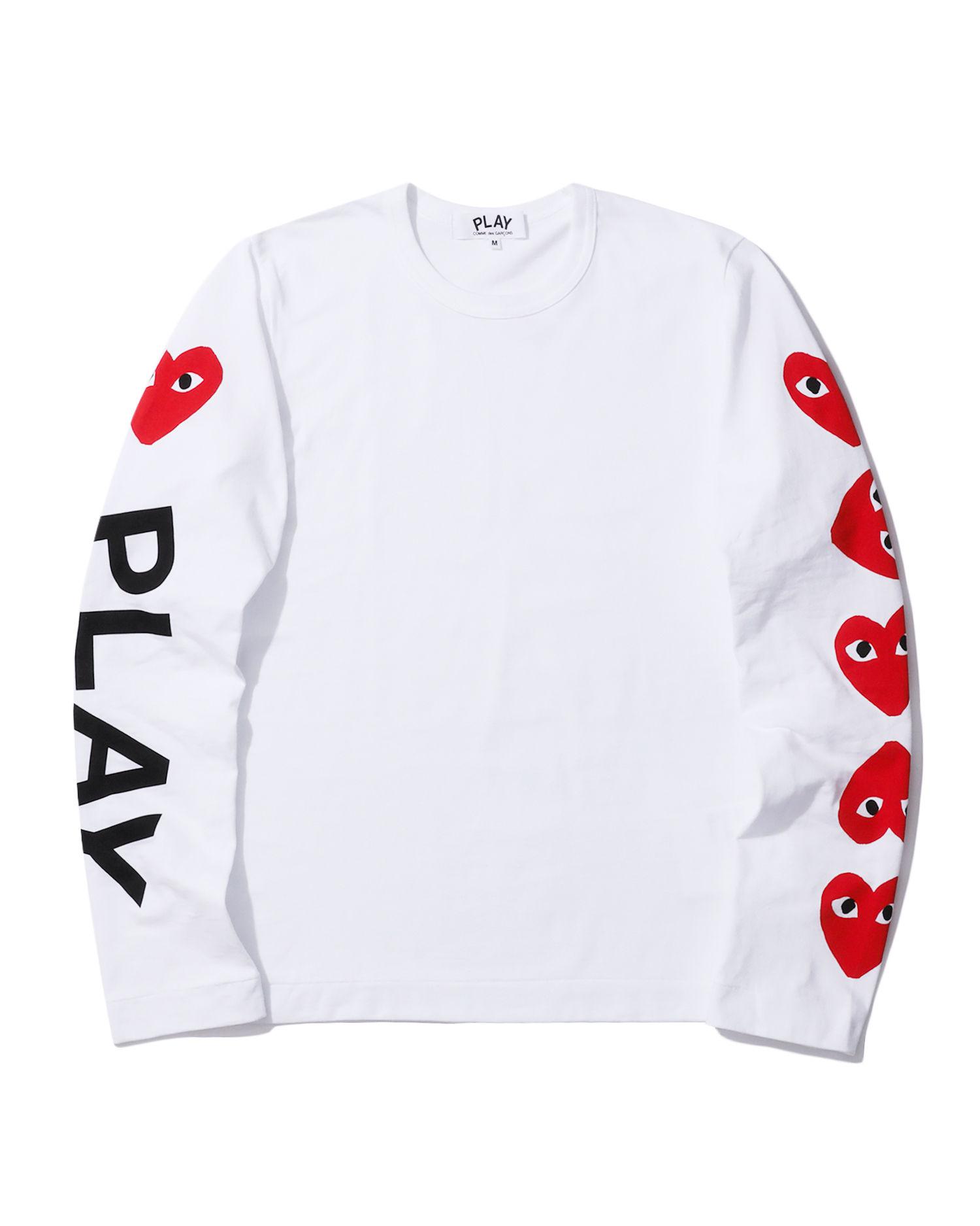 Heart logo tee by COMME DES GARCONS