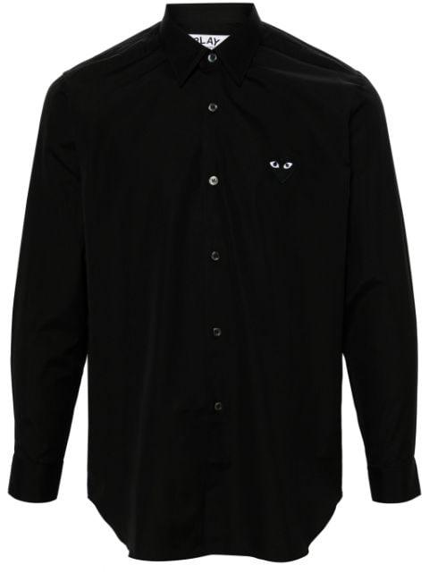 Heart-patch shirt by COMME DES GARCONS