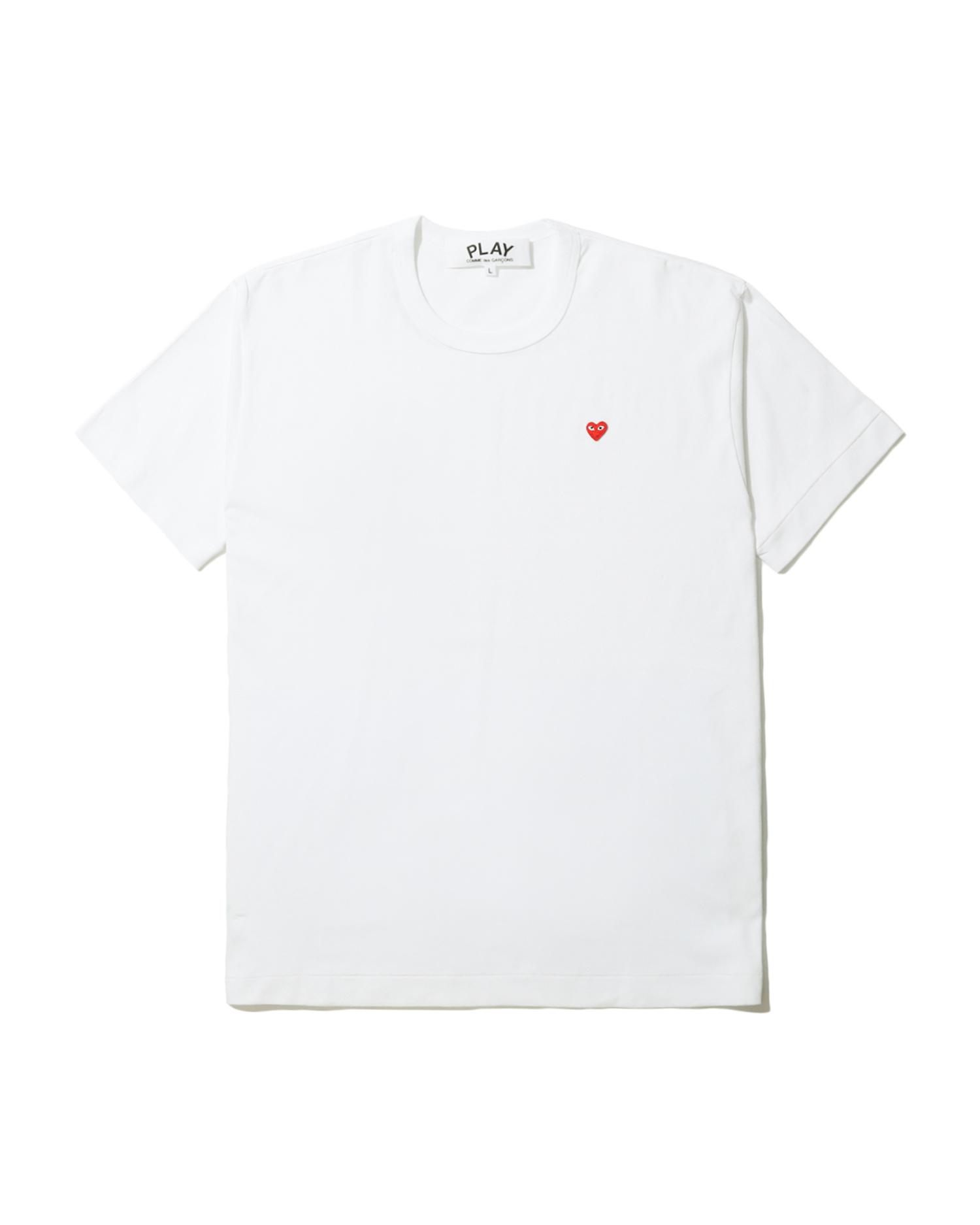 Heart patch tee by COMME DES GARCONS